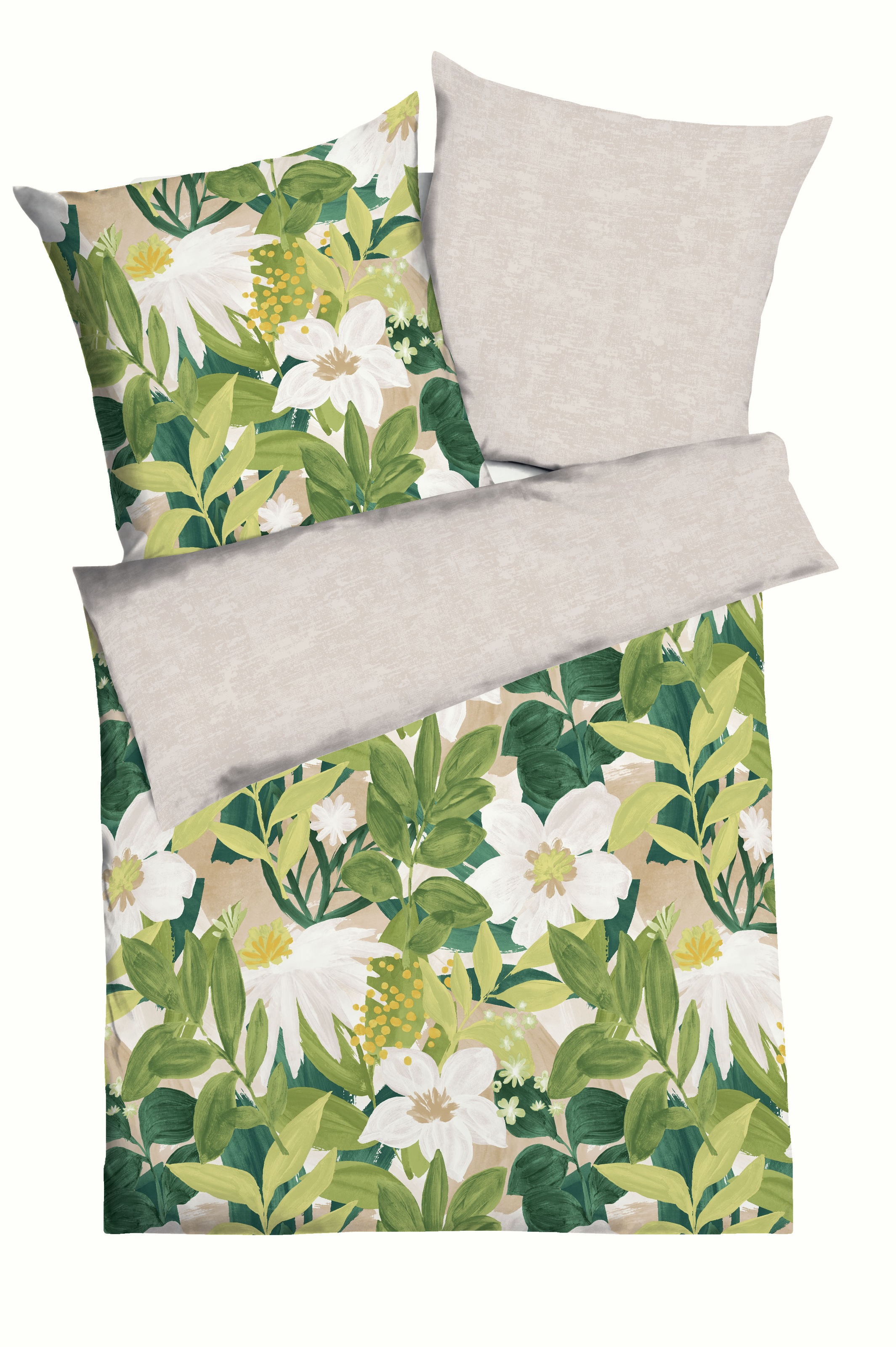 Kaeppel Wendebettwäsche "Botanik" 2 Stk. tlg. Mit Blumen günstig online kaufen