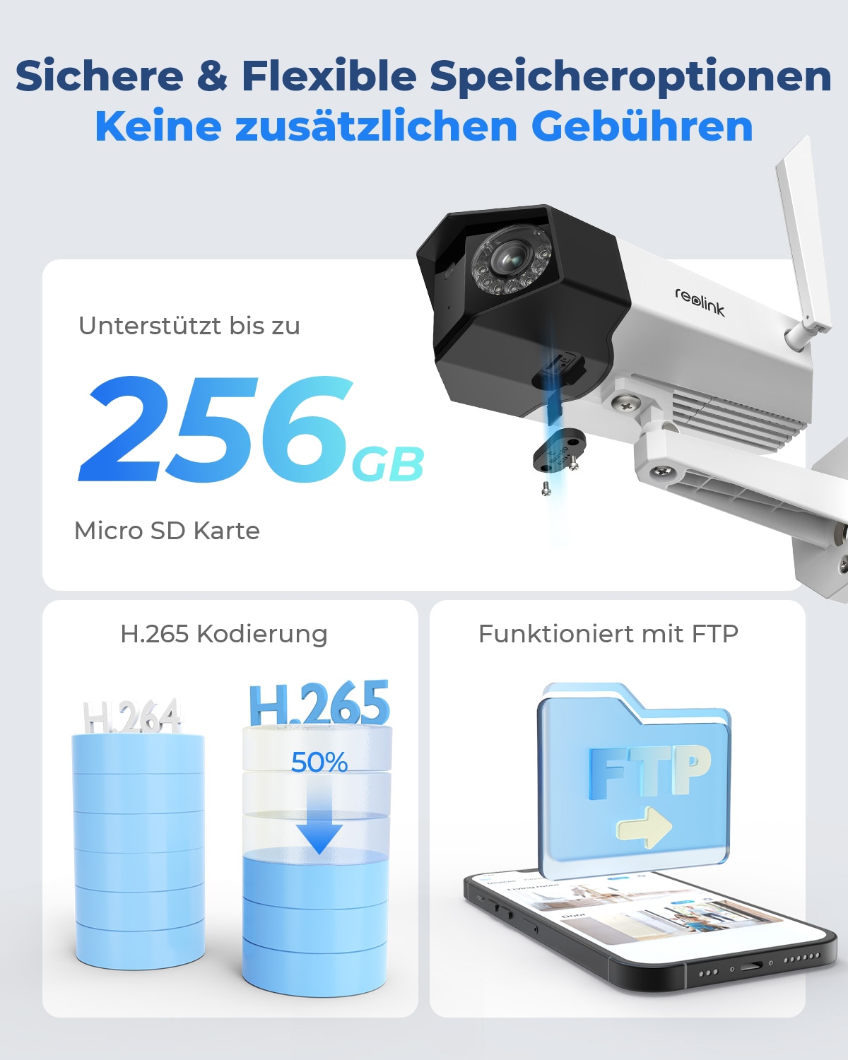 Überwachungskamera »Duo Series W730 WiFi-Outdoor«, Außenbereich