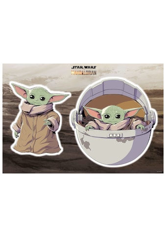 Komar Wandsticker »Star Wars The Child« (2 S...