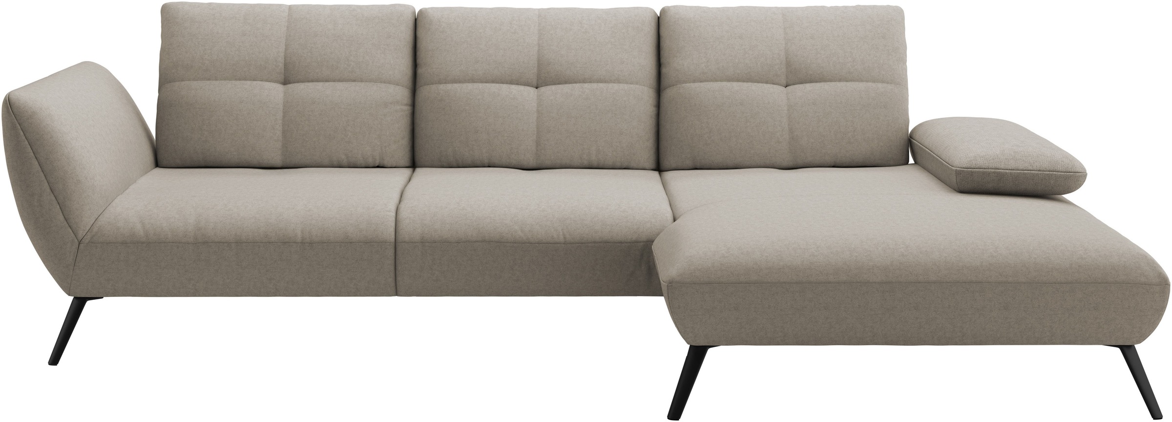 Places of Style Ecksofa »Mikado L-Form«, inkl. Sitztiefenverstellung und Armteilverstellung