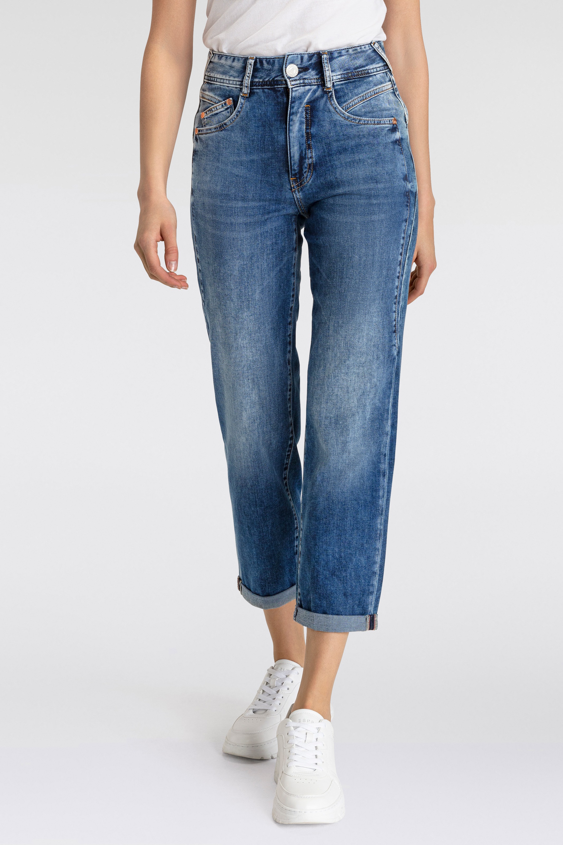 Herrlicher 5-Pocket-Jeans "Gila HI Tap Denim Light", im Five-Pocket Style günstig online kaufen