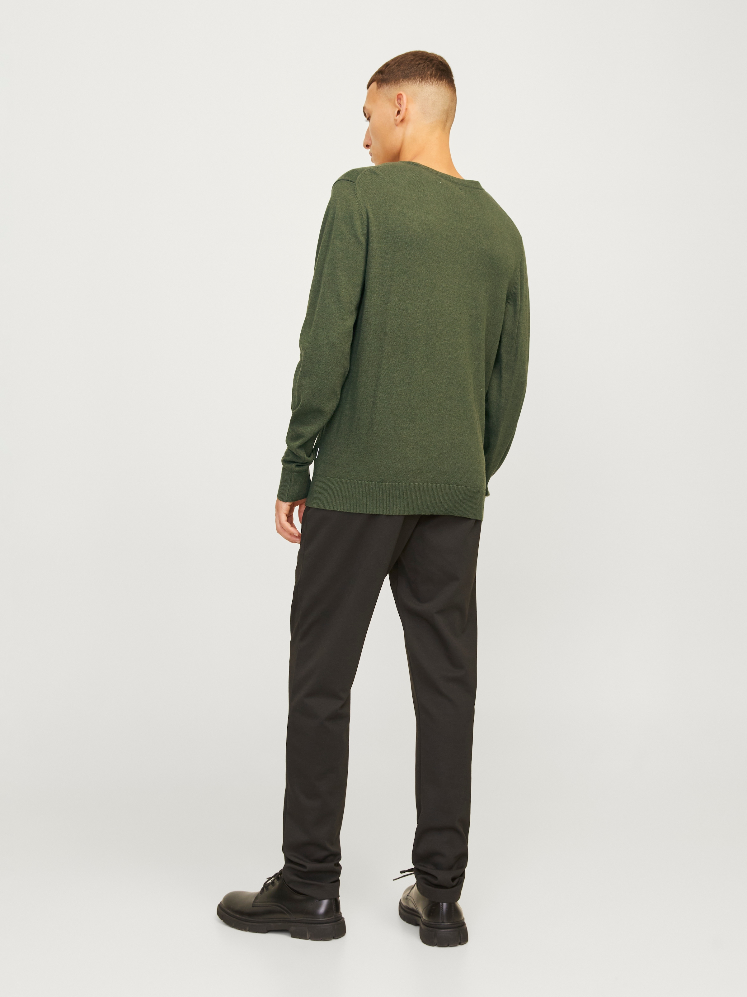 Jack & Jones Strickpullover »JJEEMIL KNIT CREW NECK NOOS«, mit Rundhalsausschnitt