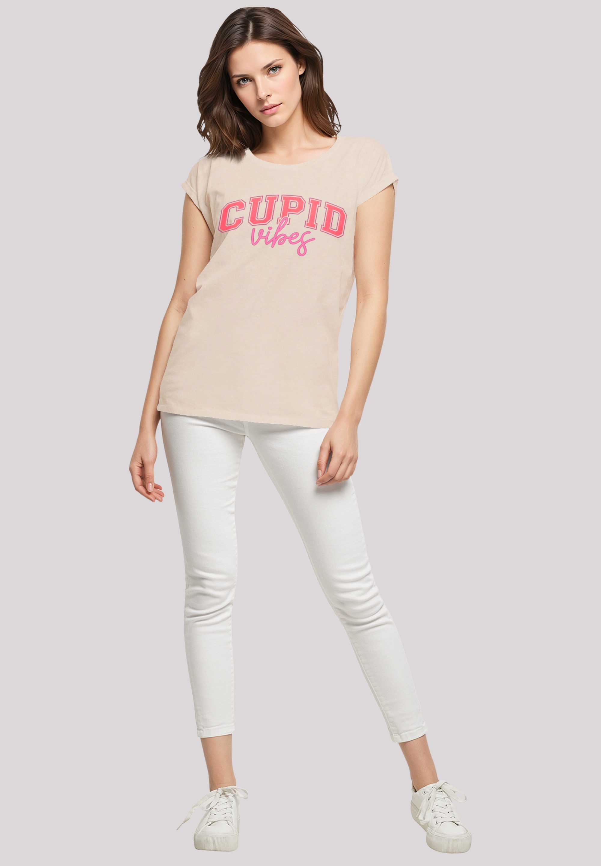 F4NT4STIC T-Shirt »Cupid Vibes Valentinstag Amor«, Premium Qualität