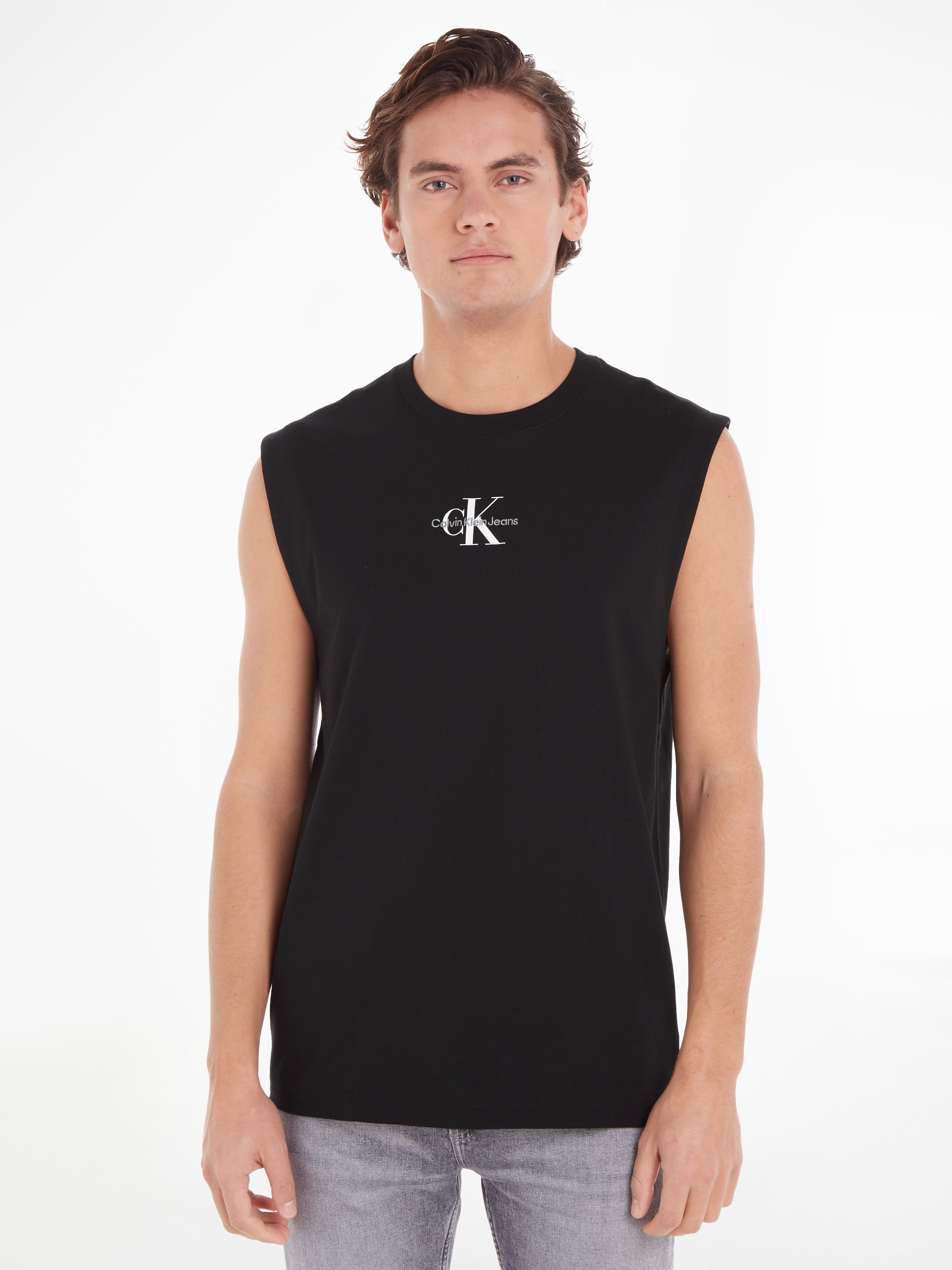 Calvin Klein Jeans T-Shirt "MONOLOGO SLEEVELESS TEE", mit Markenlabel günstig online kaufen