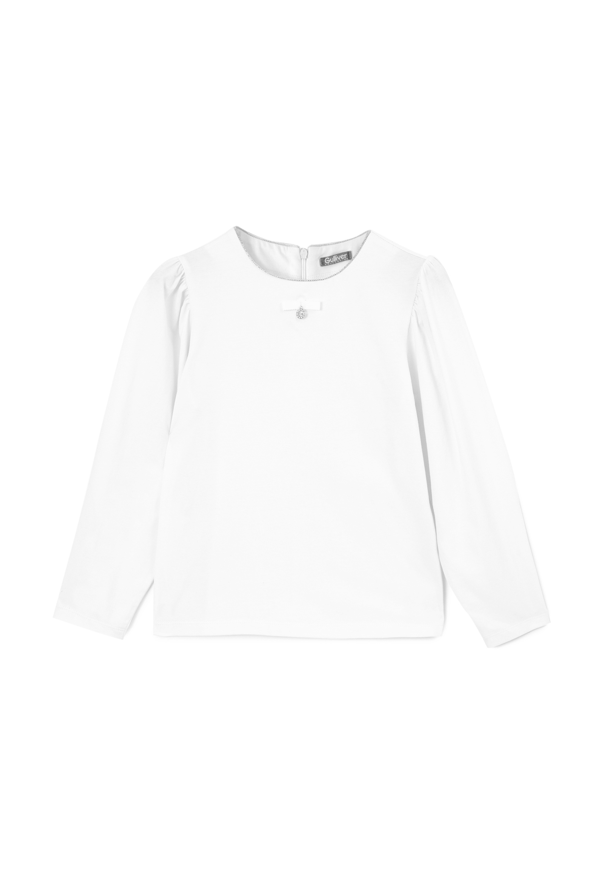 Gulliver Klassische Bluse, mit bequemen Rundhals