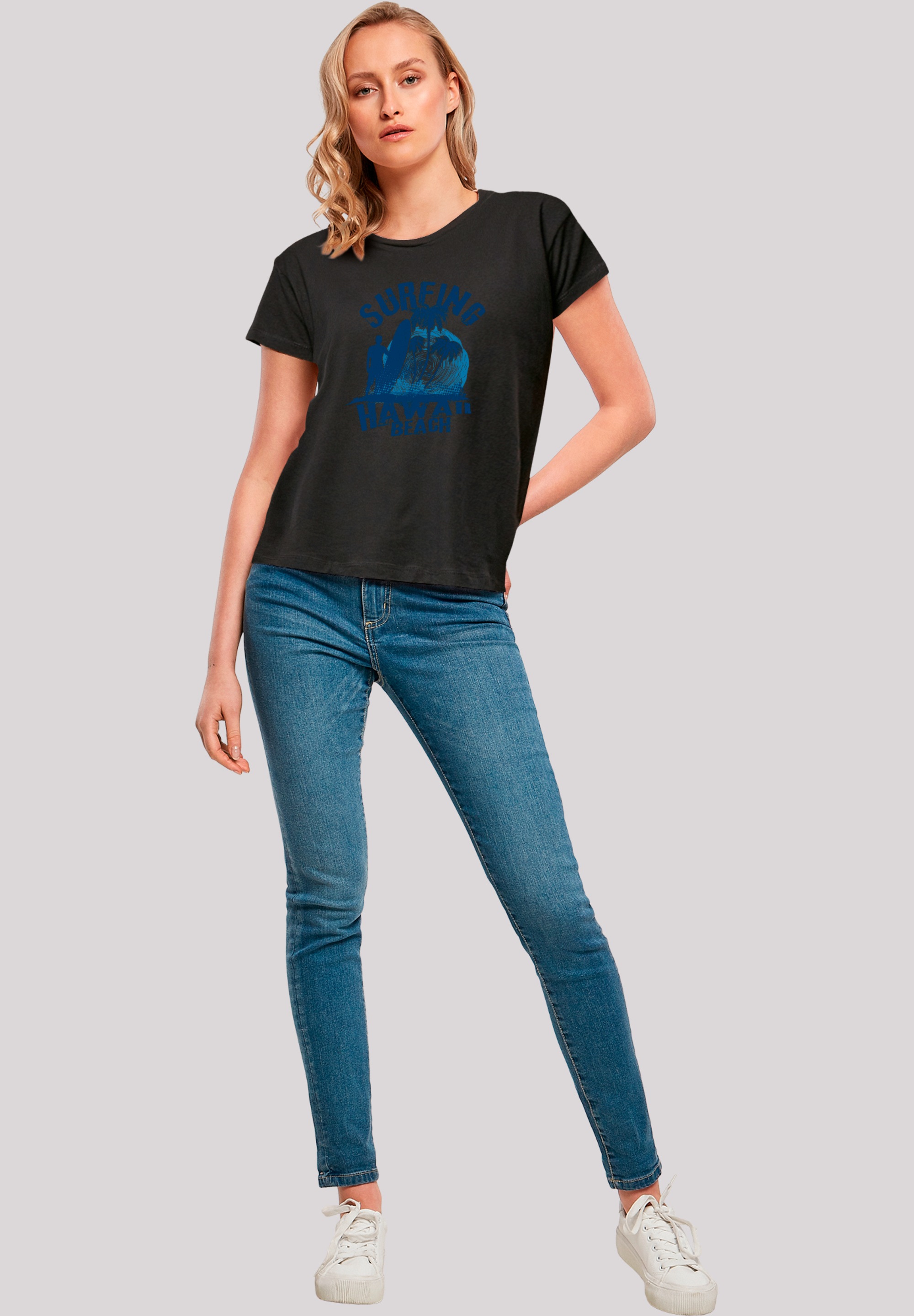 F4NT4STIC T-Shirt »Hawaii Surf Beach Summer«, Premium Qualität