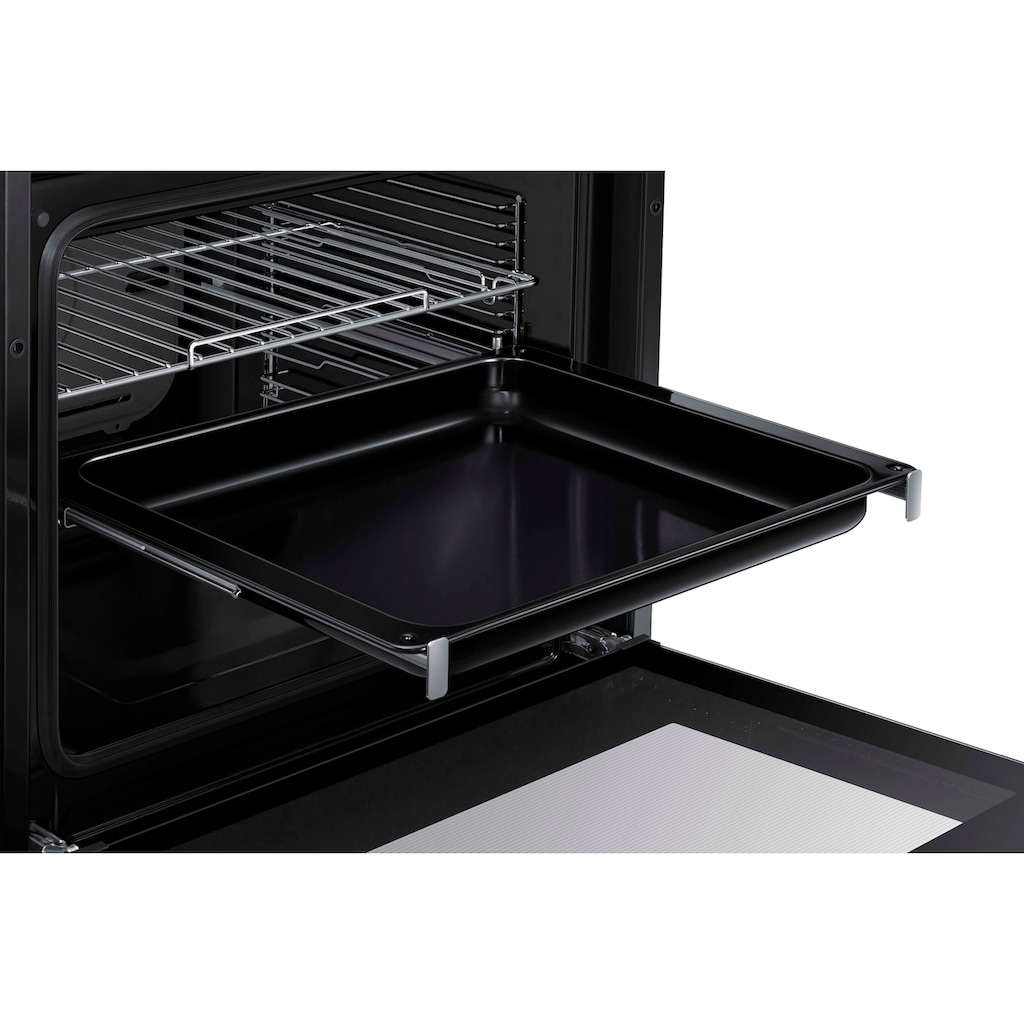 Samsung Backofen-Set »NV70N3571RS + NZ64H37075K«, NV70N3571RS/EG, mit 1-fach-Teleskopauszug, Pyrolyse-Selbstreinigung