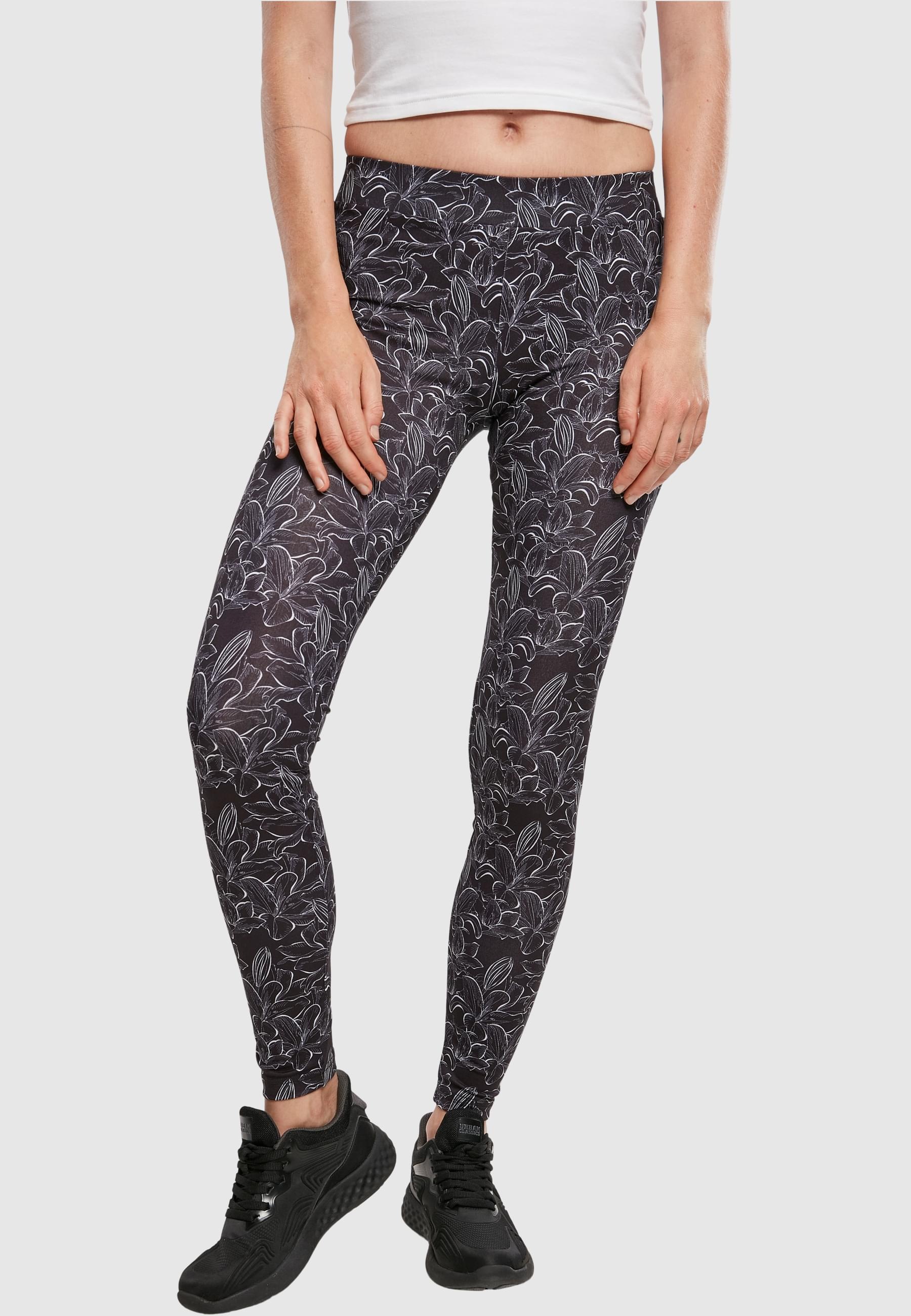 URBAN CLASSICS Leggings »Urban Classics Damen Ladies AOP Leggings«, (1 tlg.)