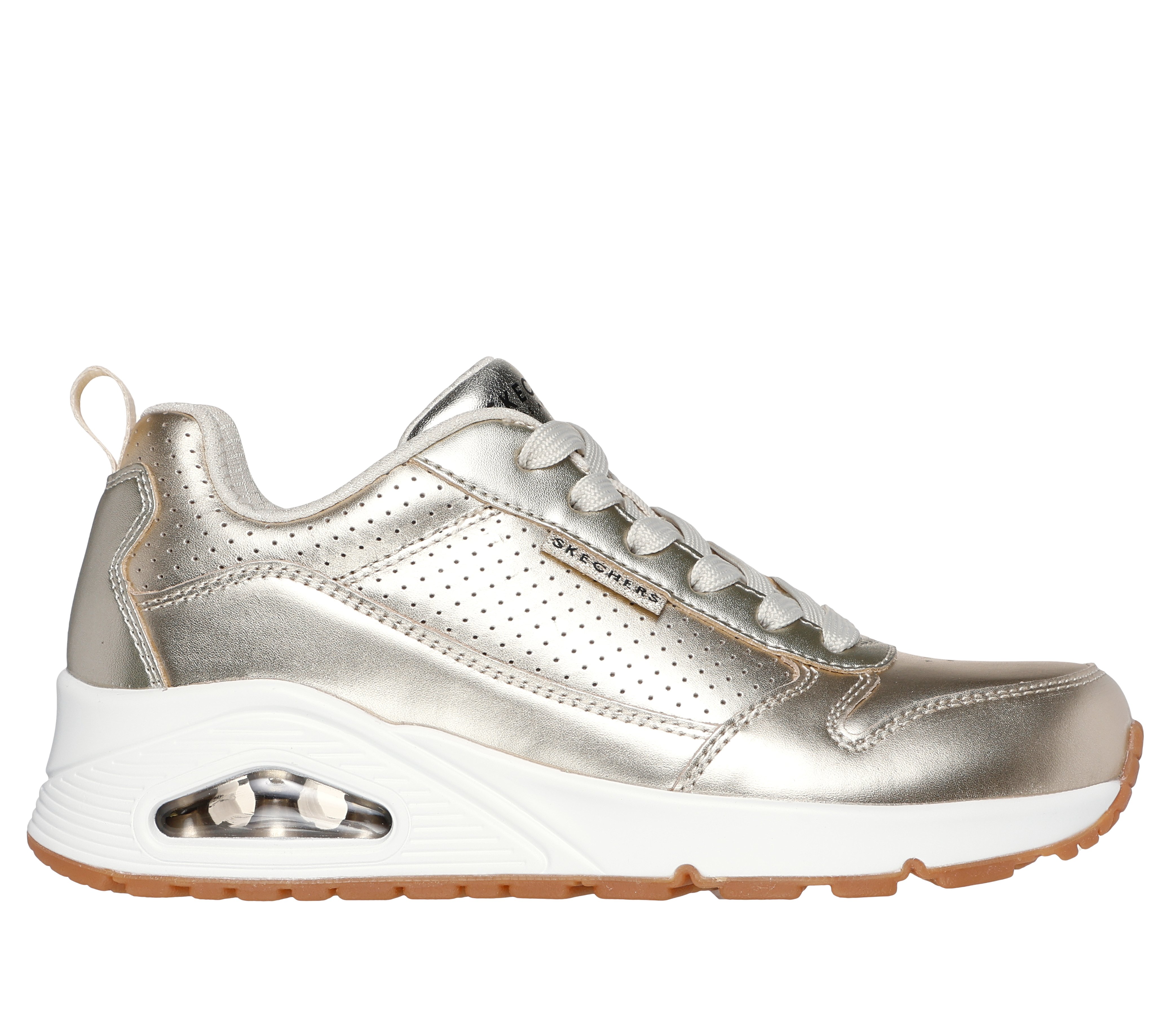 Thumbnail - Skechers Sneaker "Uno - Metallixs" Keilsneaker, Plateausneaker, Schnürschuh mit Skech-Air