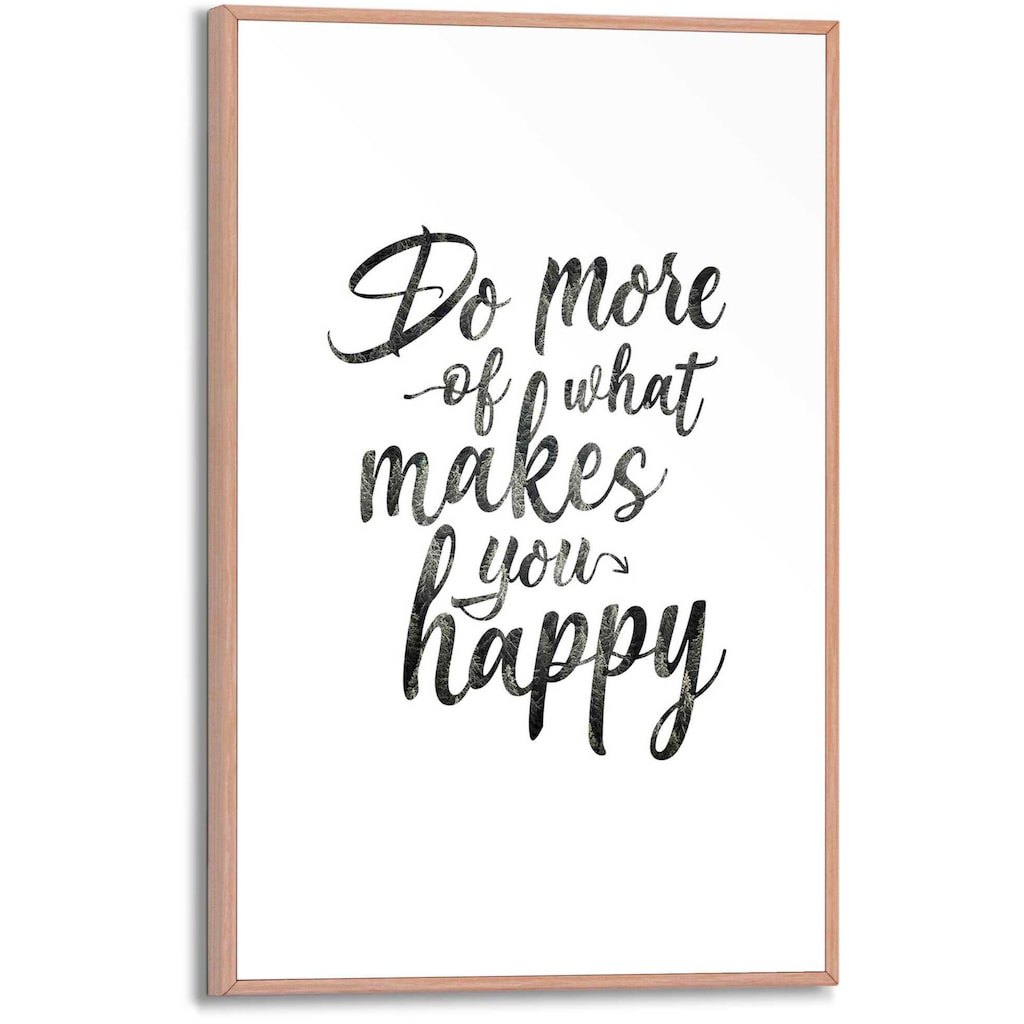 Reinders! Poster »Do more of what makes you happy«