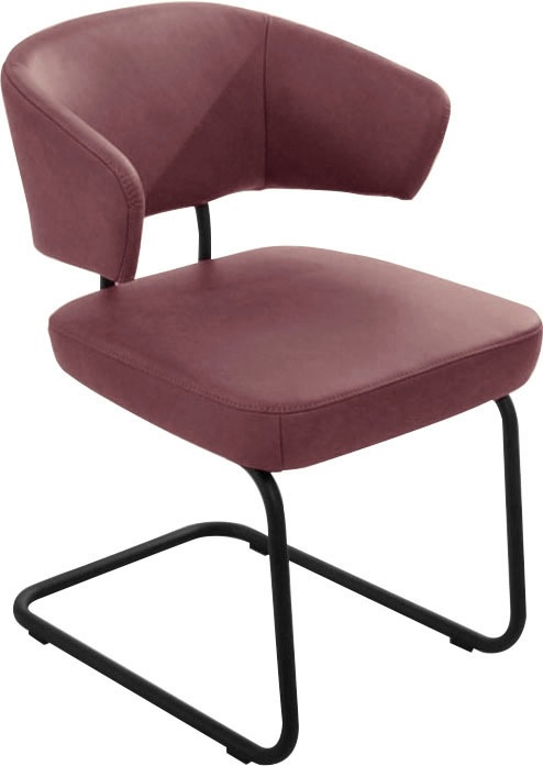 K+W Komfort & Wohnen Freischwinger "Mikkado Tube" () 1 Stk.abgerundeter Rüc günstig online kaufen