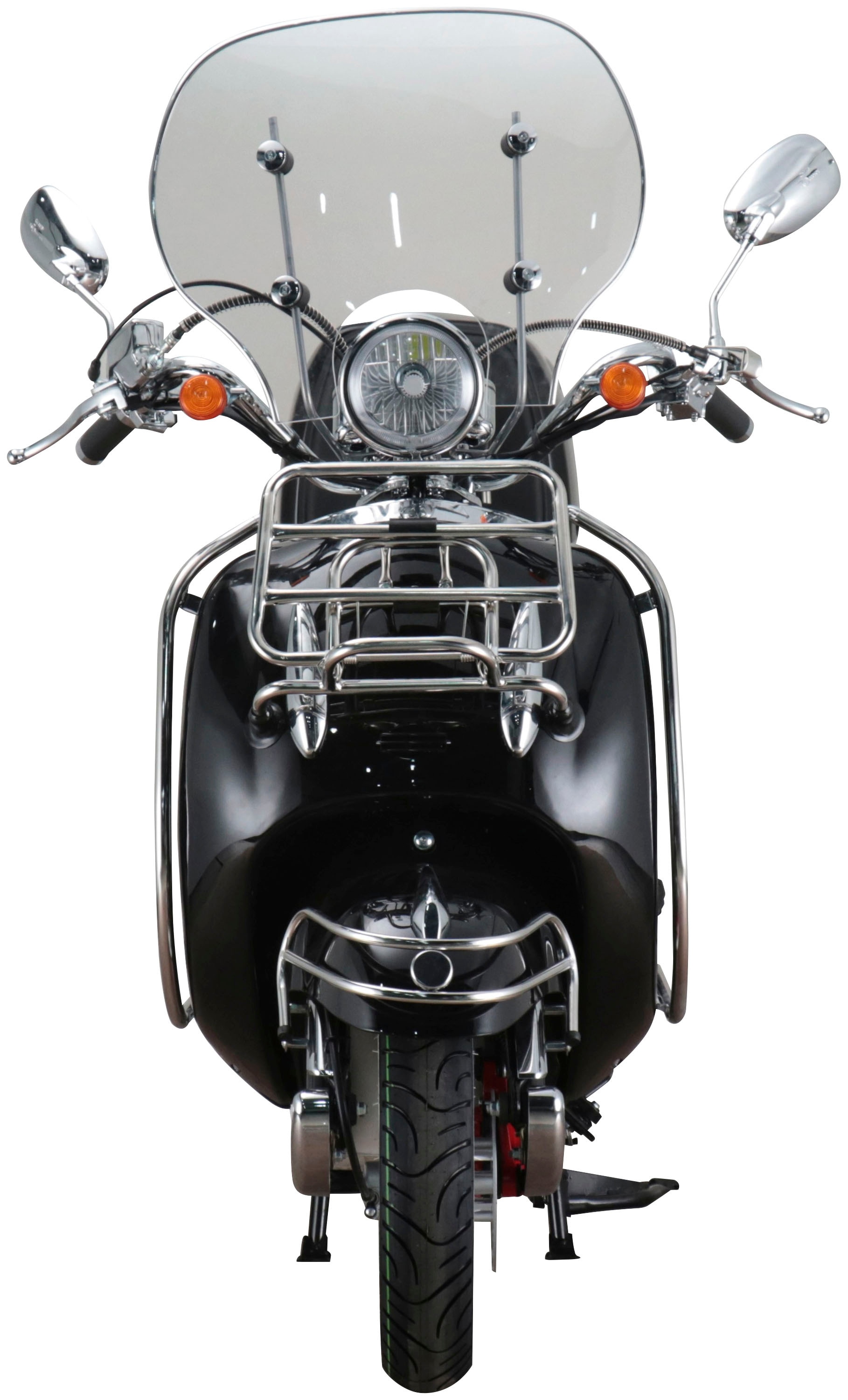 Alpha Motors Motorroller »Retro Firenze Classic«, 125 cm³, 85 km/h, Euro 5, 8,6 PS, (Komplett-Set), mit Lenkerschloss und Windschild