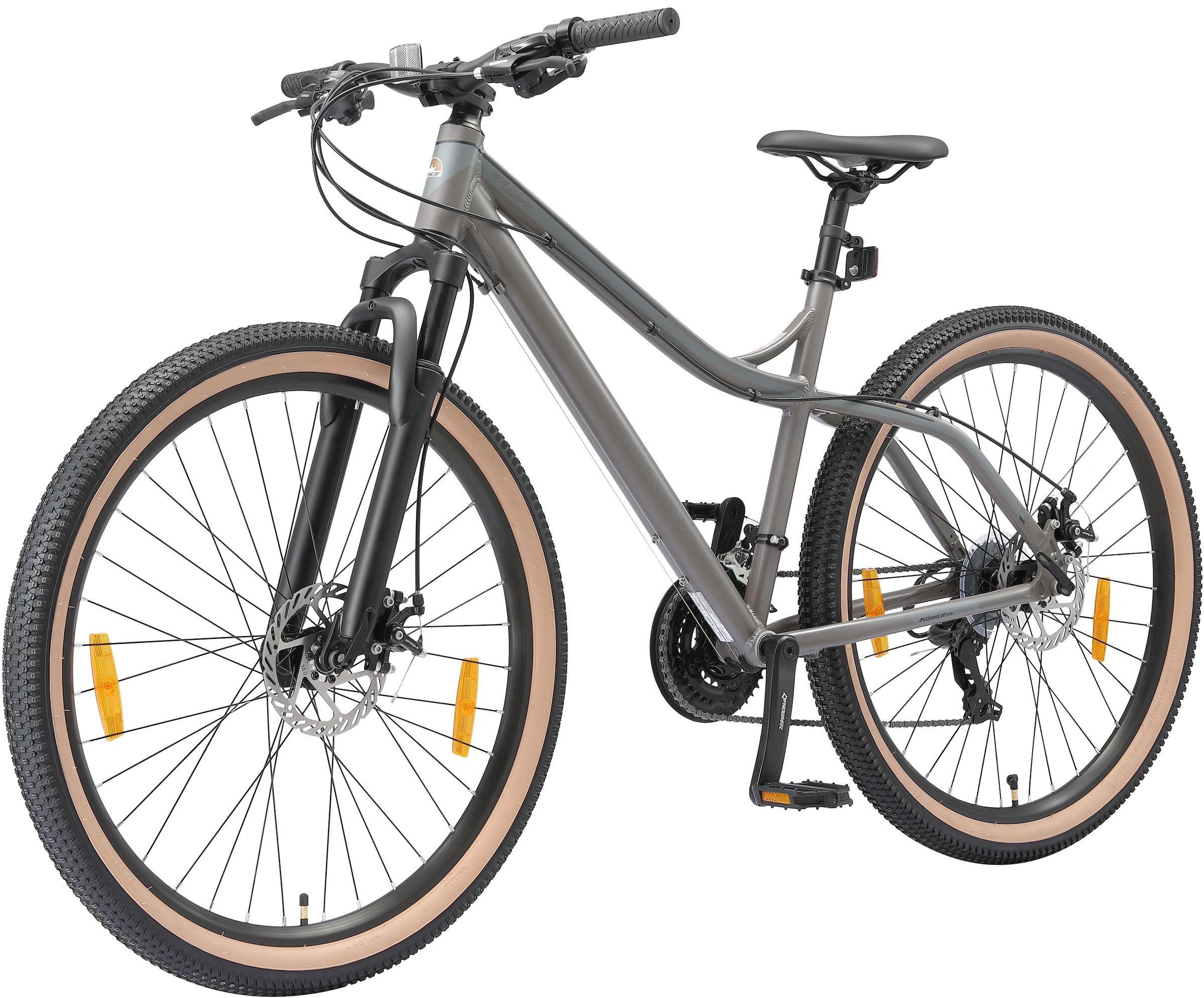 Bikestar Mountainbike 21 Gang Shimano RD-TY300 Schaltwerk Kettenschaltung für Damen und Herren, Kettenschaltung