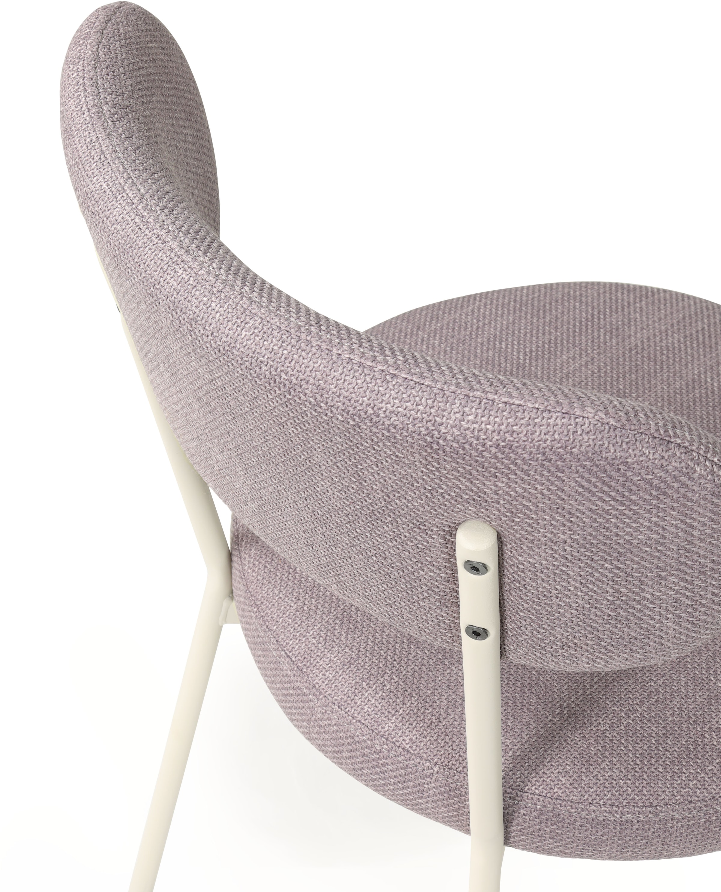TOM TAILOR HOME 4-Fußstuhl »SOFT PAD CHAIR«, (Set), 2 St., Webstoff, Esszimmerstuhl, 4-Fußgestell, mit Rückenausschnitt