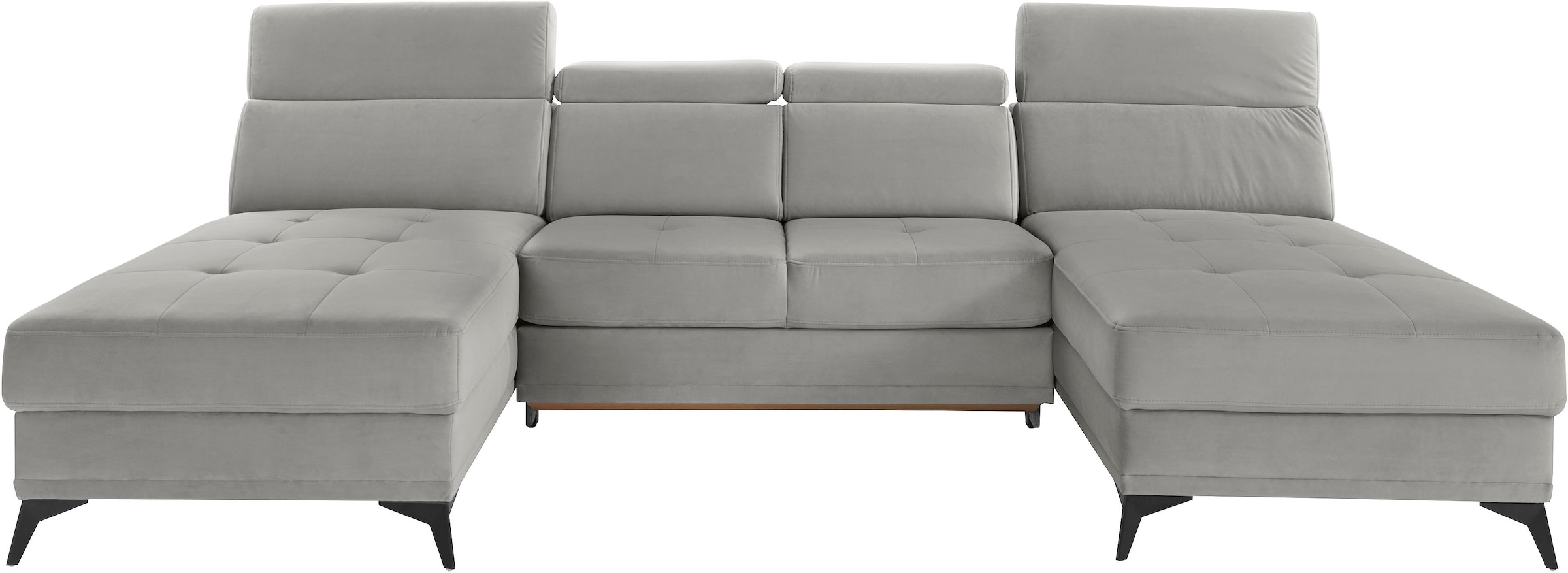 Home affaire "Cardiz U-Form" inkl.Kopfteilverstellung und Federkern wahlwei günstig online kaufen