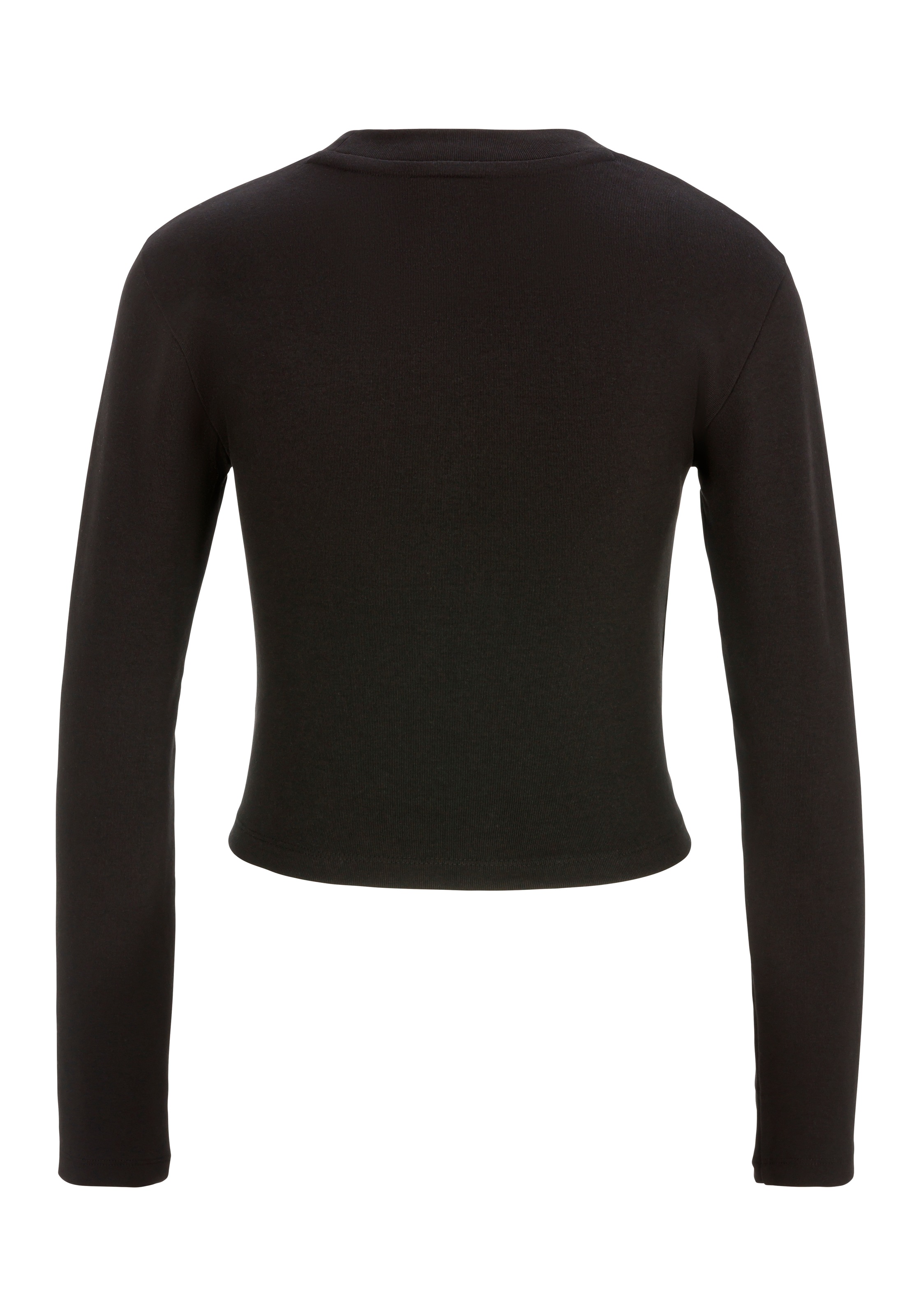 HUGO Blue Langarmshirt Della mit Rundhalsausschnitt günstig online kaufen