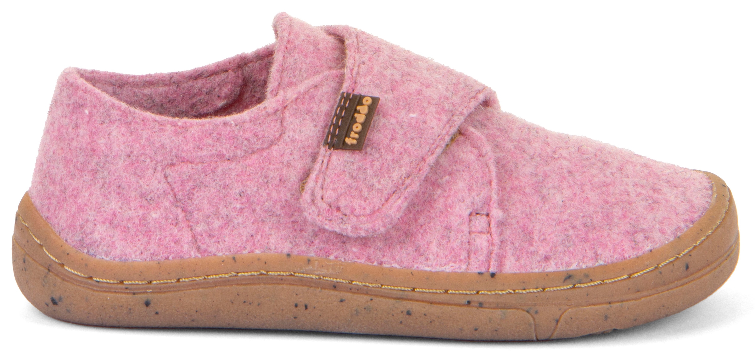 froddo® Hausschuh »BAREFOOT WOOLY«, Klettschuh, Kindergartenschuh mit Wollfutter