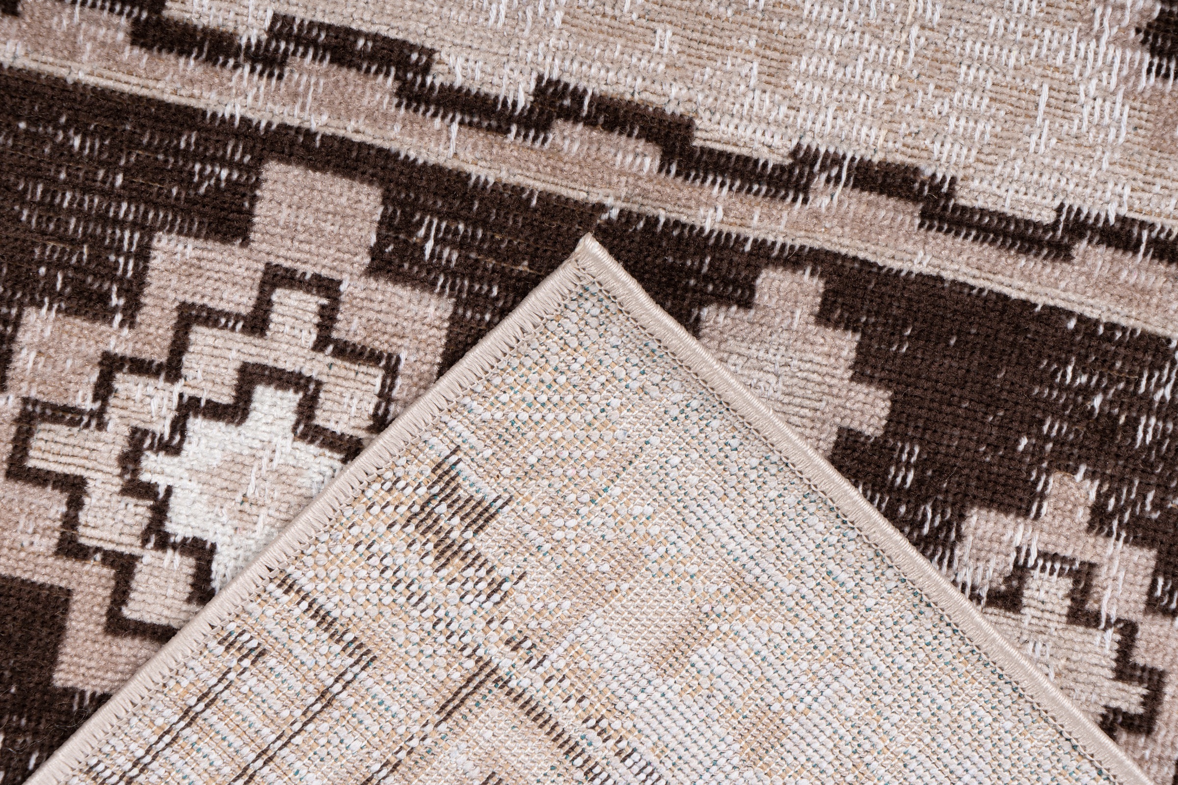 me gusta Teppich »Ariya 325«, rechteckig, 6 mm Höhe, Flachflor, gekettelt, Wohnzimmer