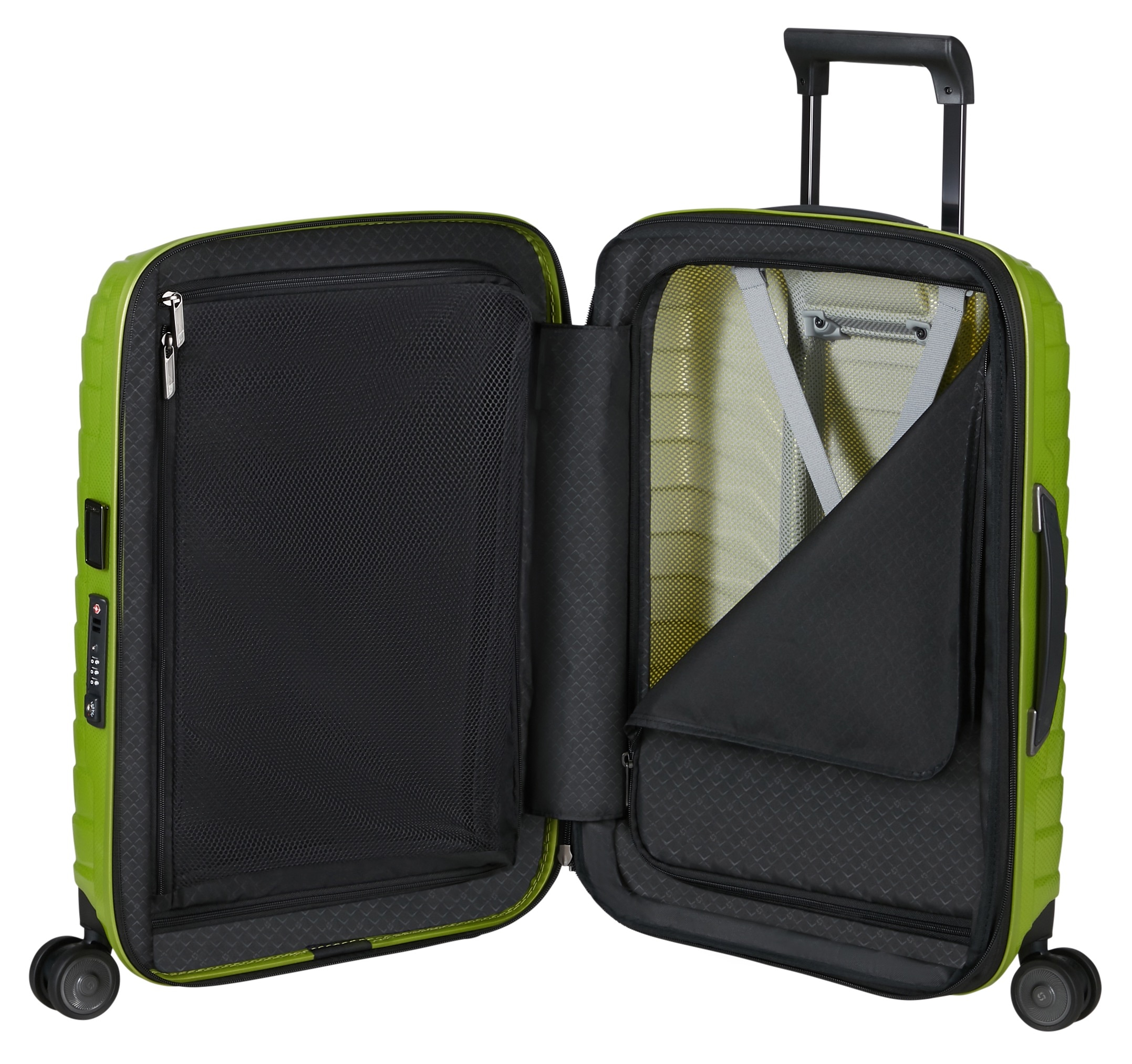 Samsonite Hartschalen-Trolley »PROXIS, verschiedene Farben« 40 l 4 Rollen aus Polypropylen, Tragegriff oben und seitlich