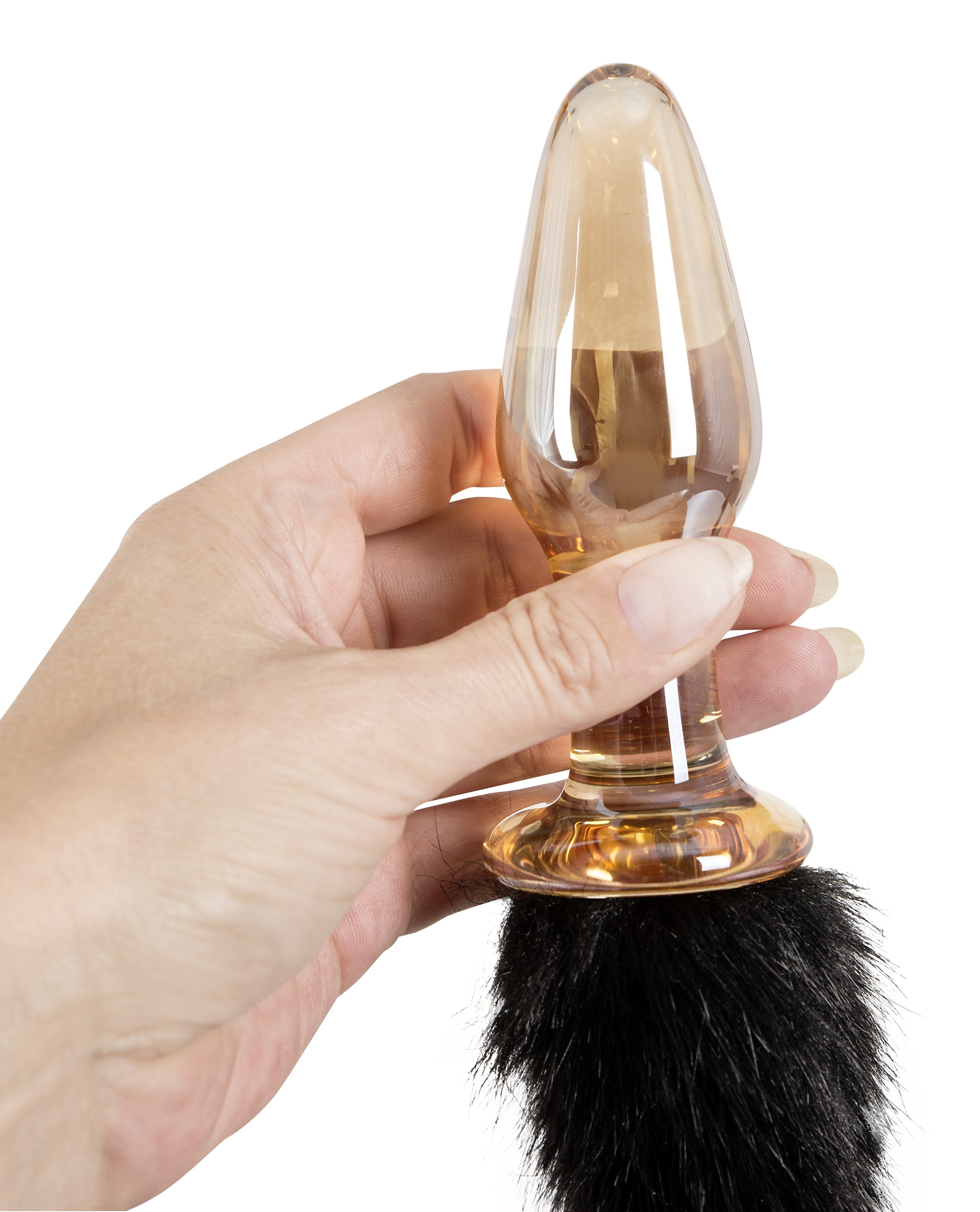 You2Toys Anal-Stimulator »Analplug mit Schweif Glas-Plug mit Schweif« ()