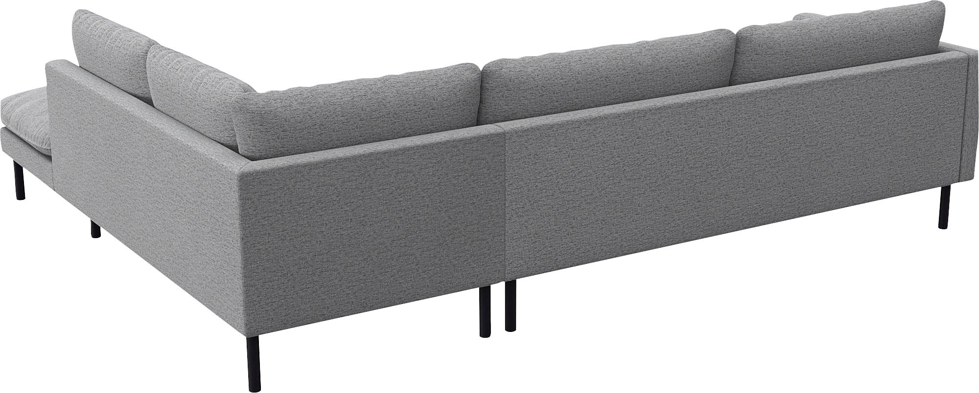 FLEXLUX Ecksofa »Bolzano, elegant und bequem, L-Form«, Sitzaufbau mit Kaltschaum & Stahl-Wellen, lose Sitz -& Rückenkissen