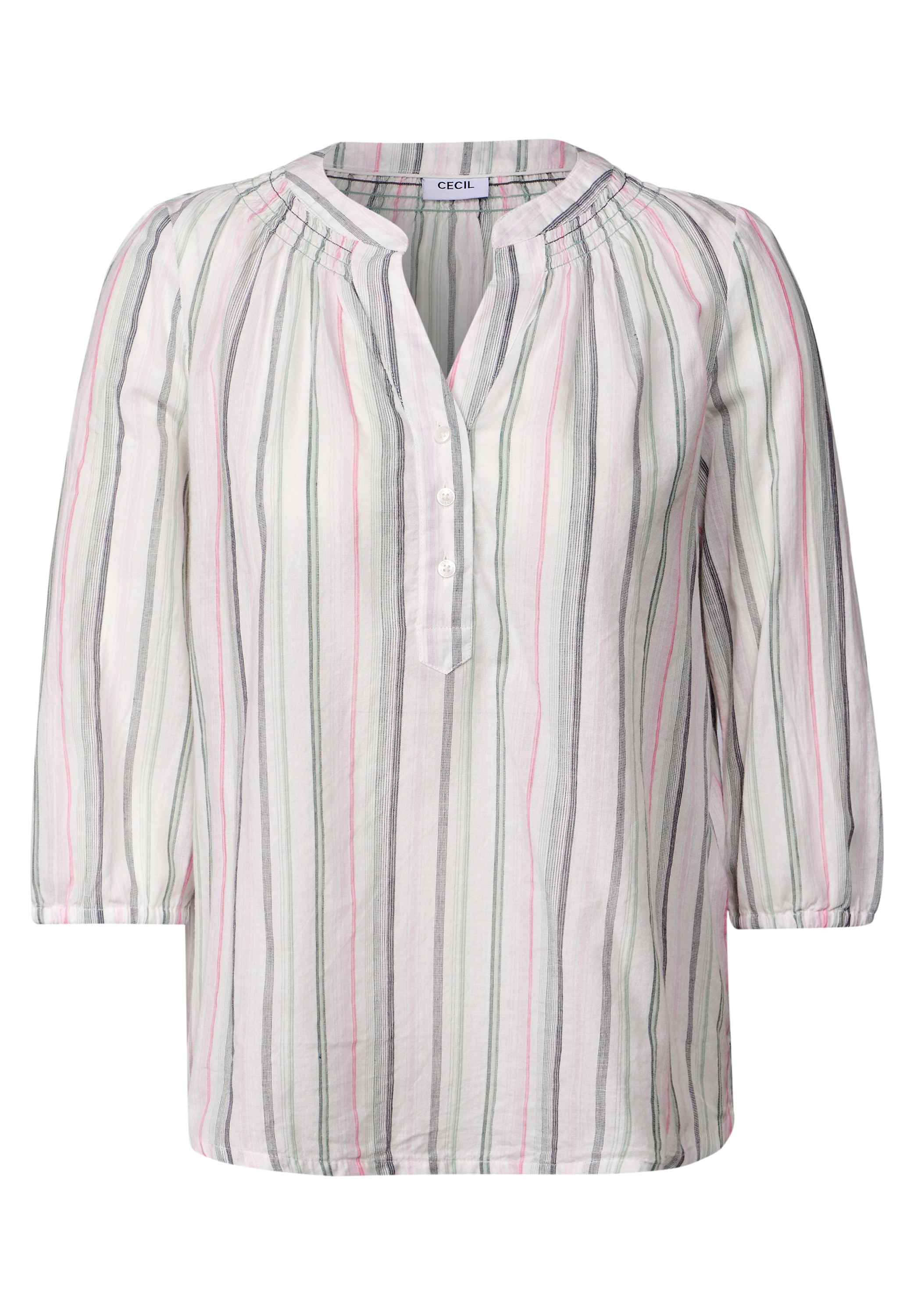 Cecil Klassische Bluse, mit 3/4 Ärmeln