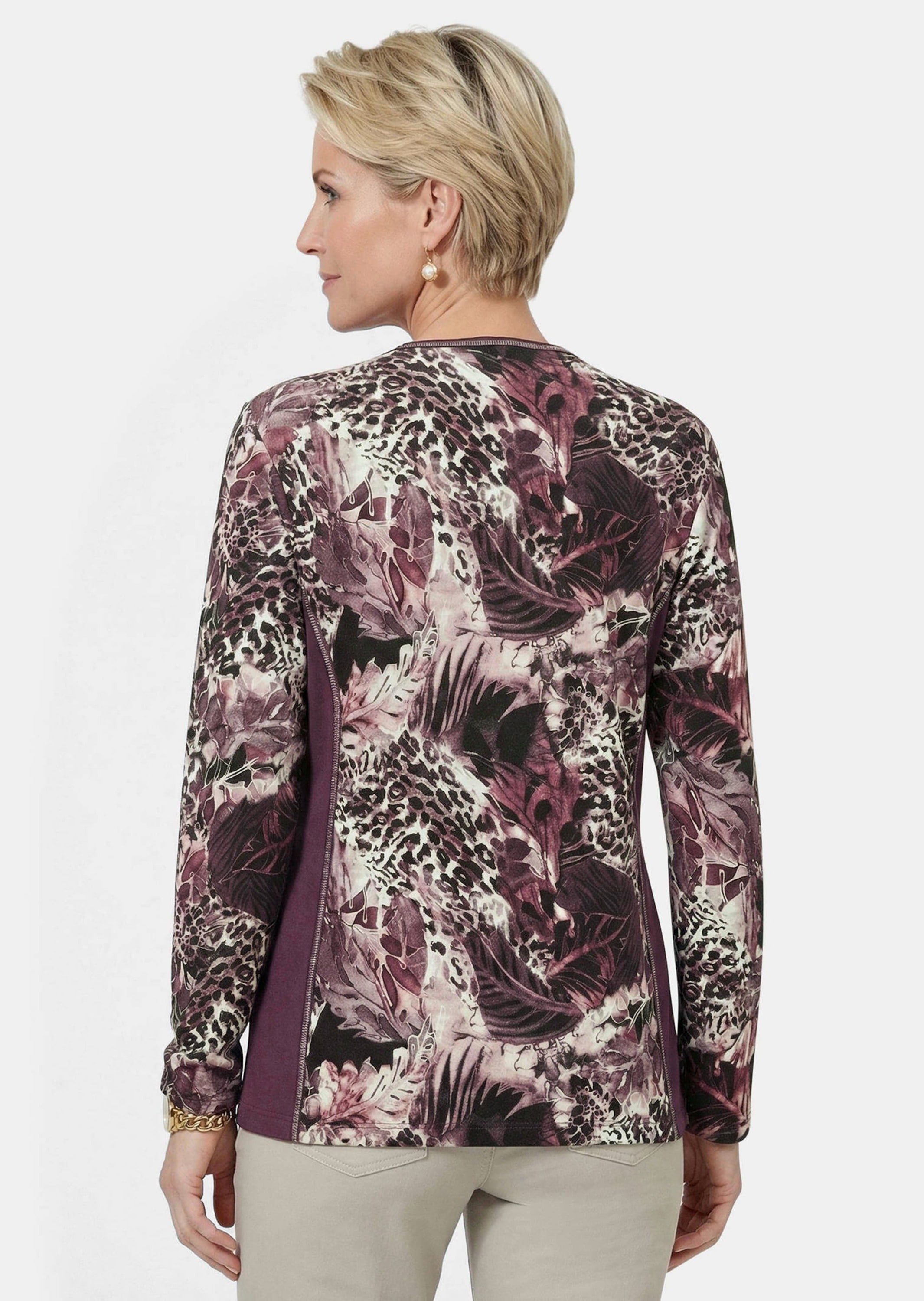 GOLDNER Kurzjacke »Jerseyjacke mit Reißverschluss« stretchbequemer Viskosejersey
