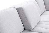 Wohnlandschaft SIT & MORE "Santorini U-Form", silber, B:340cm H:82cm T:224cm, Luxus-Microfaser ALTARA NUBUCK (100% Polyester) / Struktur (100% Polyester);Flachgewebe (100% Polyester) / Struktur (100% Polyester), Sofas, Wohnlandschaft, mit Federkern und Si 9