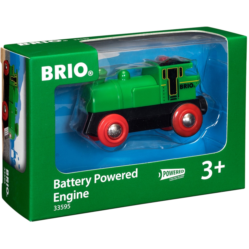 BRIO® Spielzeug-Eisenbahn »BRIO® WORLD, Speedy Green Batterielok«