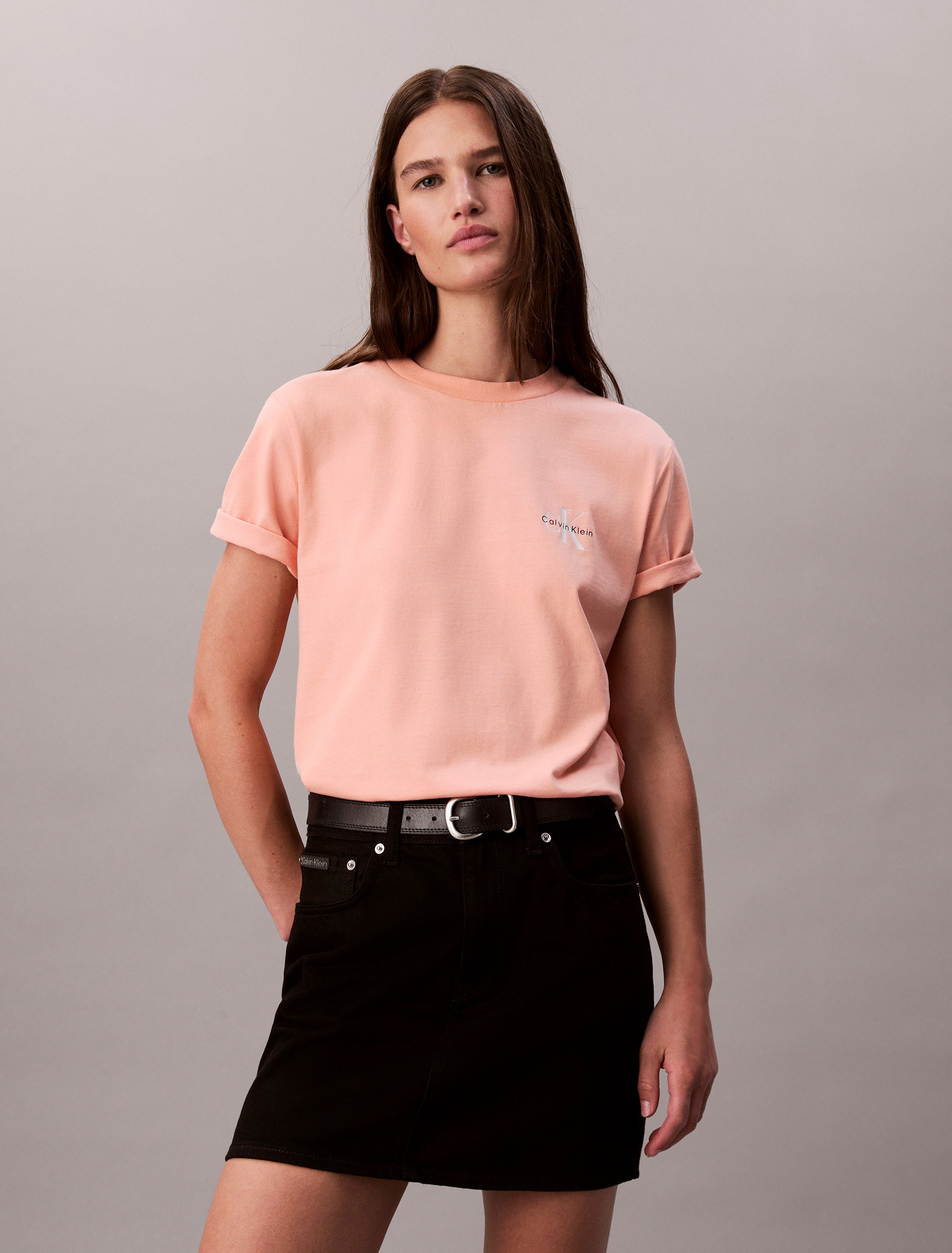 Calvin Klein Jeans T-Shirt "A- Logo CN 2 Pack Tee", (Packung, 2er-Pack), Mi günstig online kaufen