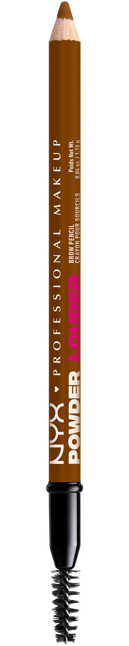 NYX Augenbrauenpflege »Makeup Powder Louder Brow Pencil«, mit Mikrofiber