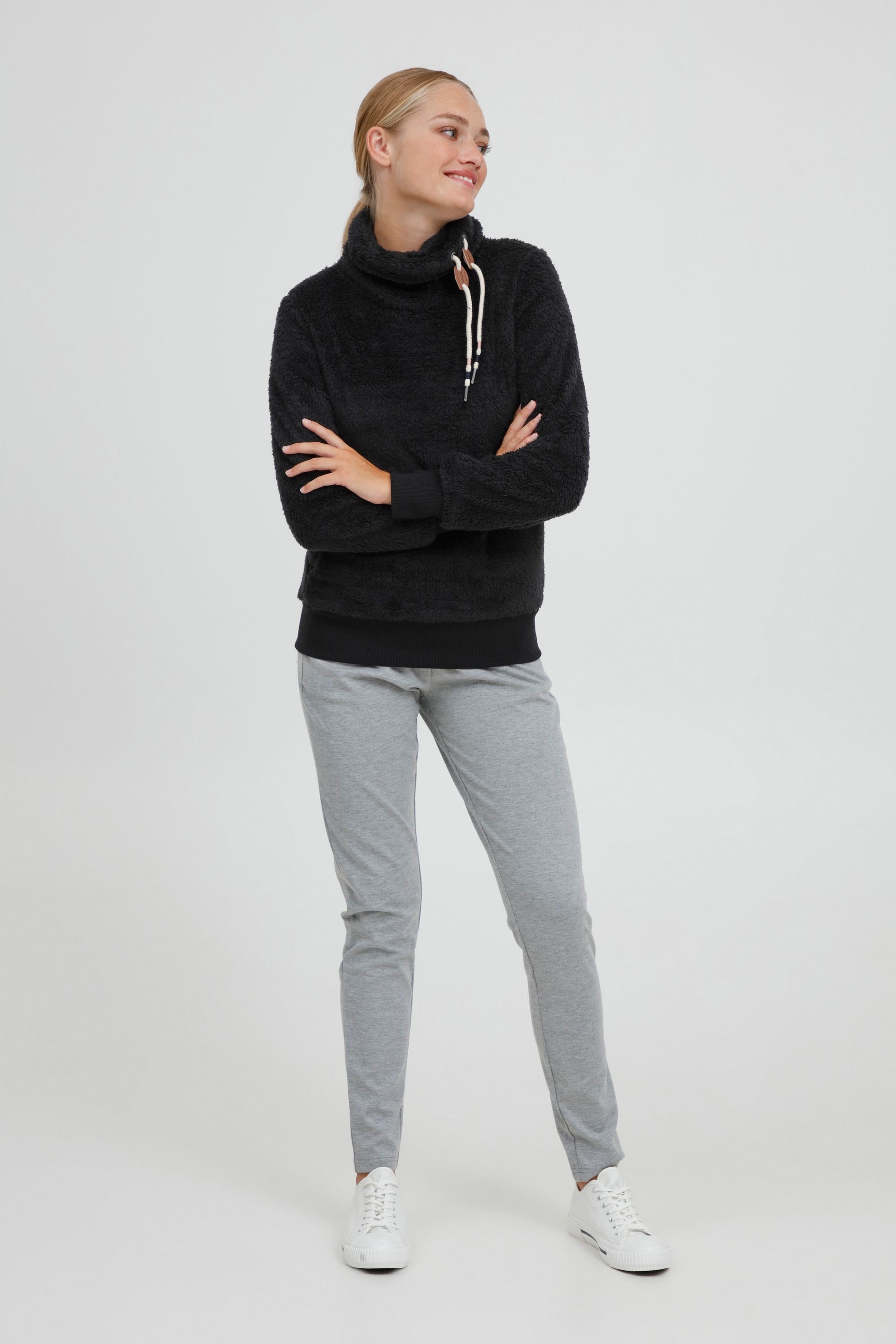 OXMO Trainingspullover »Fleecepullover OXAnnika«