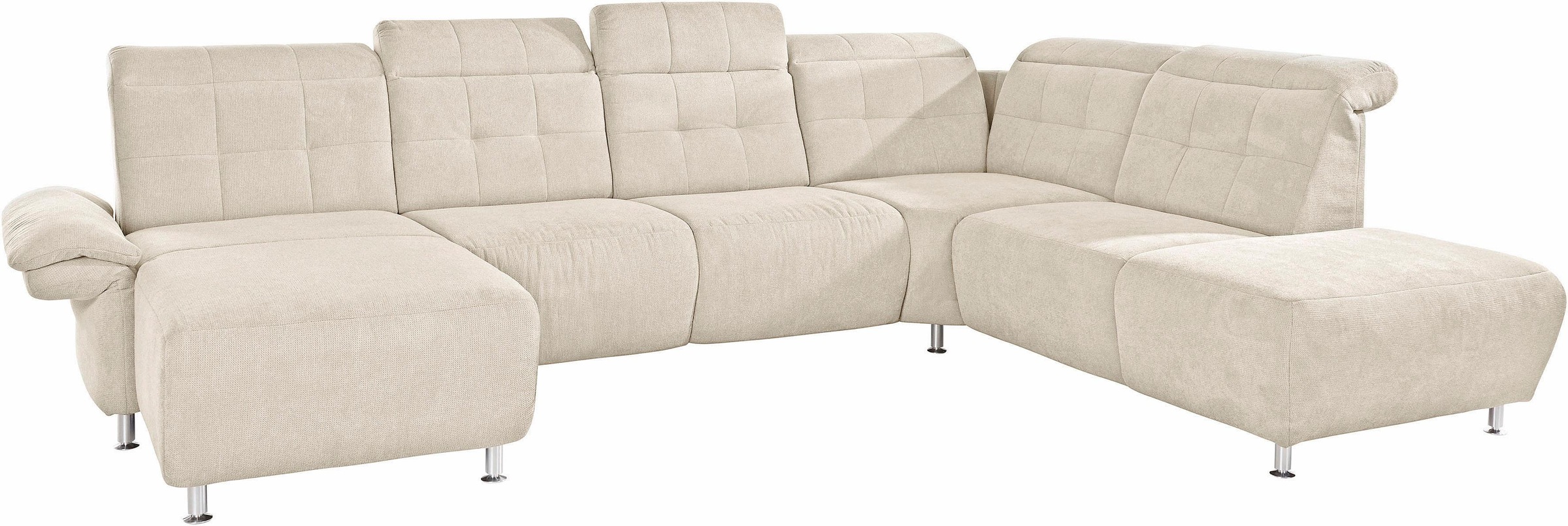 Home affaire Wohnlandschaft "Manhattan U-Form" 2 Sitze mit elektrischer Rel günstig online kaufen