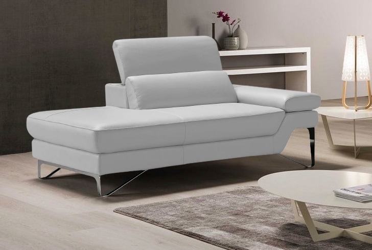 Egoitaliano Ottomane "Princess, elegantes Designsofa mit erstklassigem Sitzkomfort,", inkl. verstellbarem Kopfteil und e