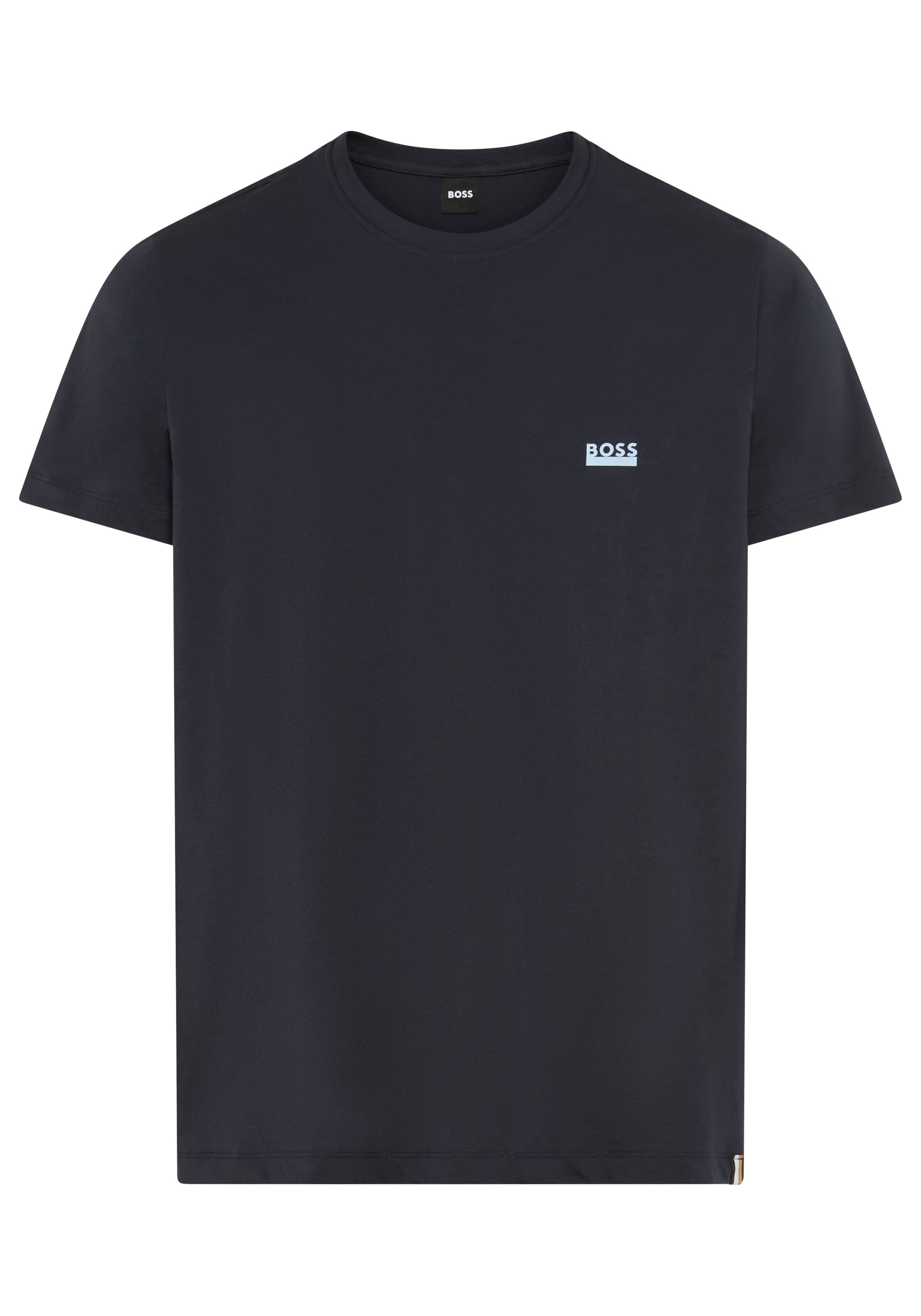 BOSS T-Shirt, Rundhals, Jersey, kleines Logo, regular fit günstig online kaufen