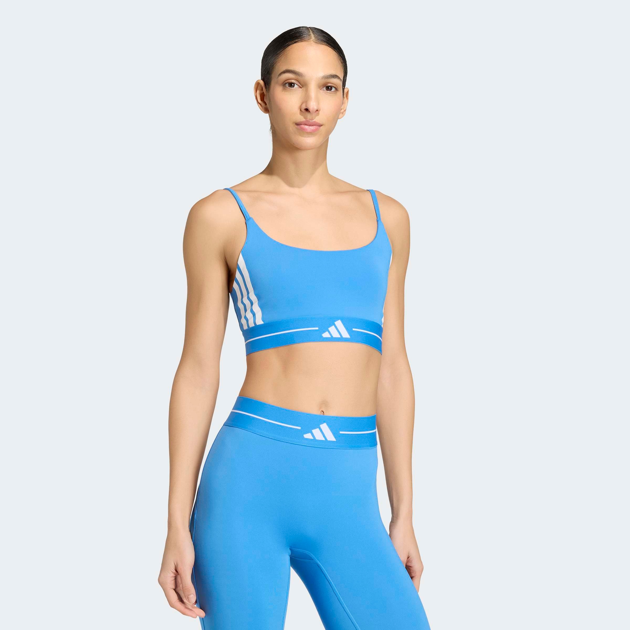 adidas Performance Sport-BH "HYPERGLAM 3-STREIFEN LIGHT SUPPORT BH" 1 günstig online kaufen