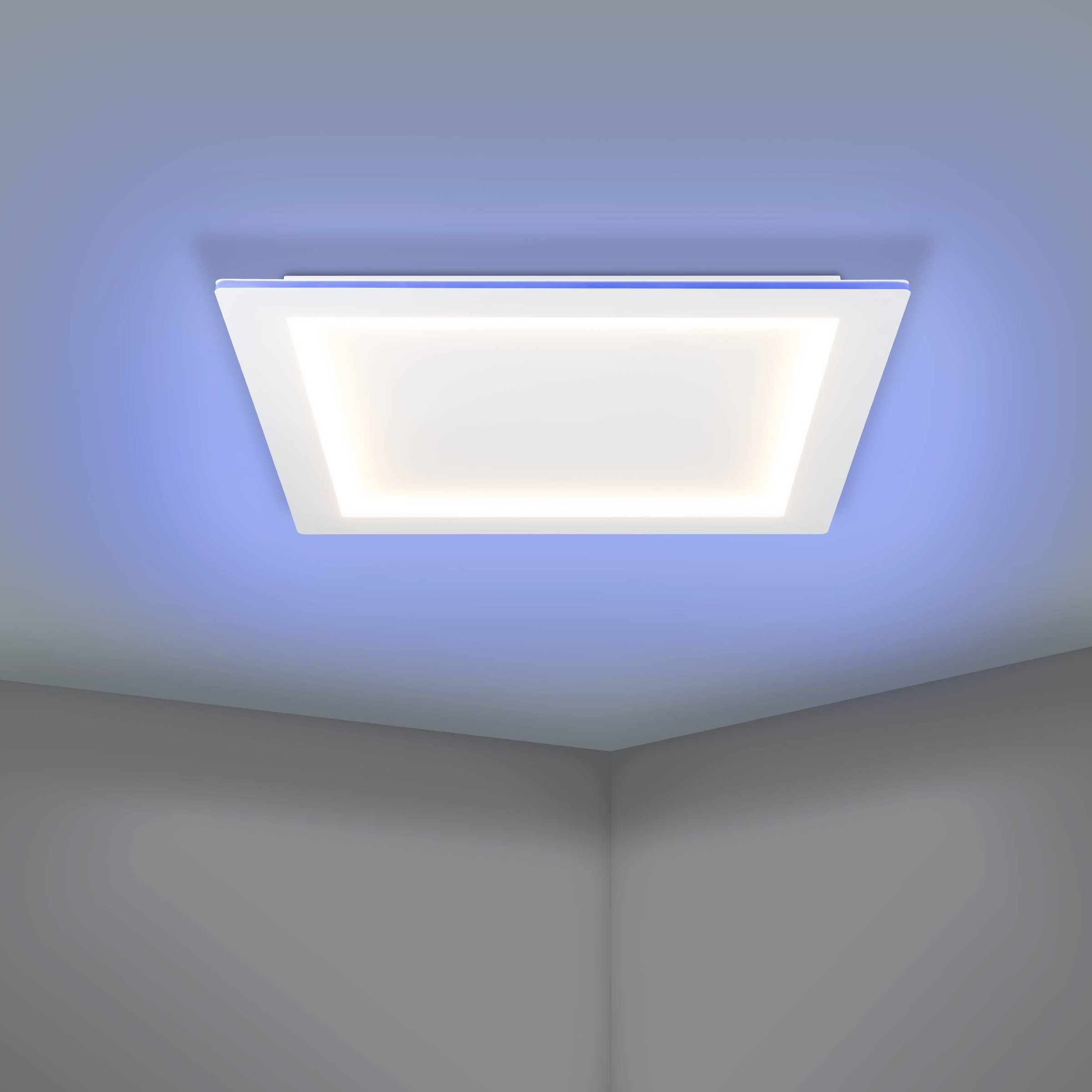 EGLO Deckenleuchte »Padrogiano-Z Deckenlampe, ZigBee 3.0, App und Sprachsteuerung, Lampe« LED-Modul 1 Stk. Kaltweiß | RGB ZigBee, App und Sprachsteuerung Alexa, RGB, dimmbare Deckenlampe, 60cm