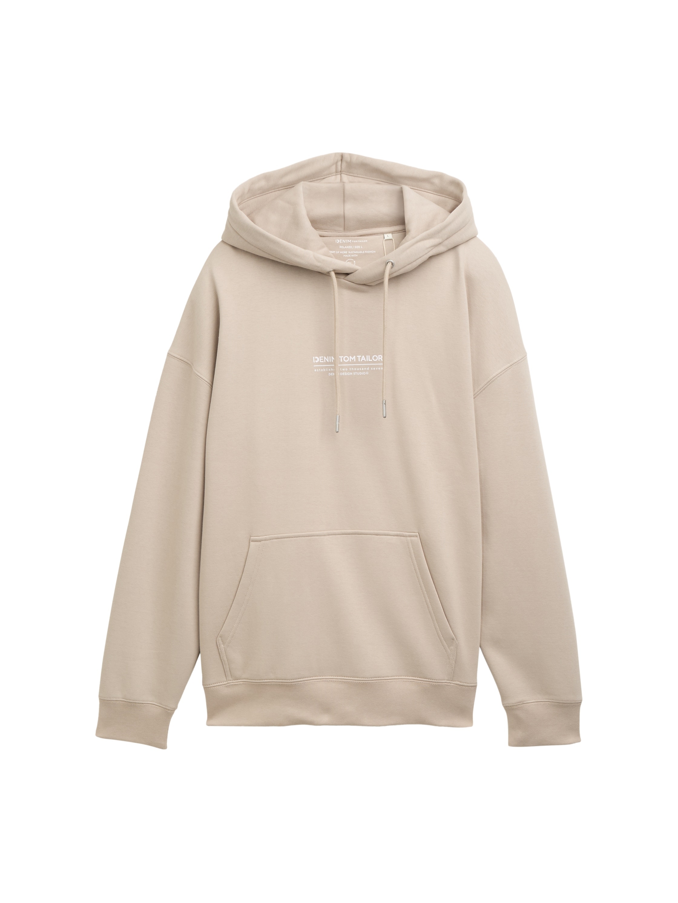 TOM TAILOR Denim Hoodie, mit Logo Print