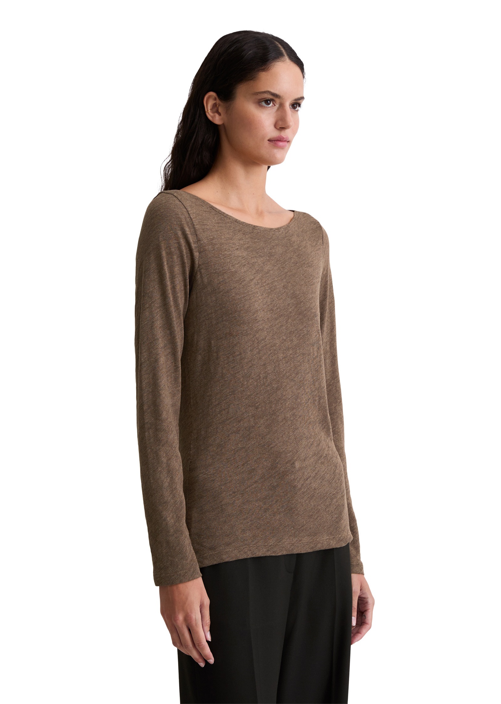 Marc OPolo Langarmshirt "aus Organic Cotton-Qualität" günstig online kaufen