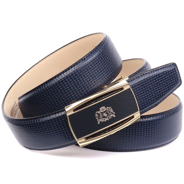 Anthoni Crown Ledergürtel, Wertige goldfarbene Schließe mit filigranem Anthoni  Crown Logo kaufen | BAUR