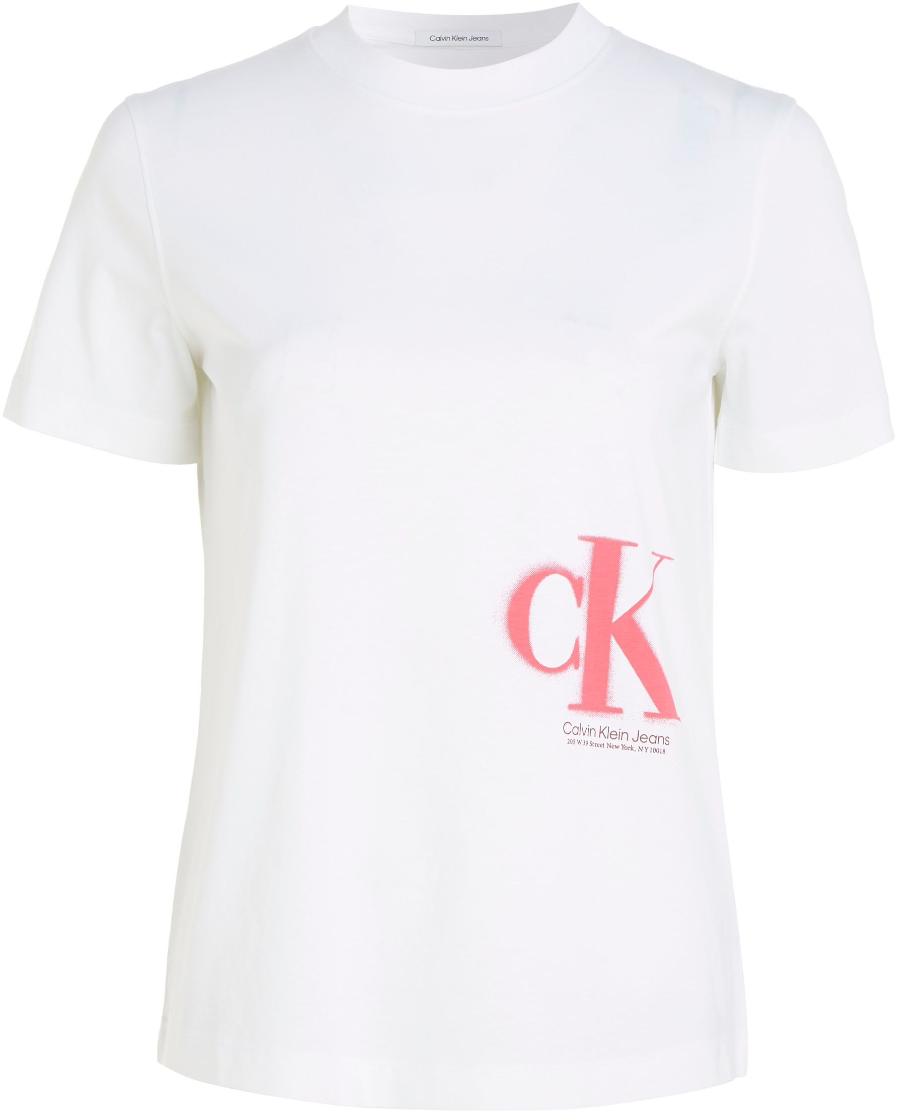 für Klein mit im kaufen BAUR Calvin T-Shirt, Spray-Design | Jeans Logodruck