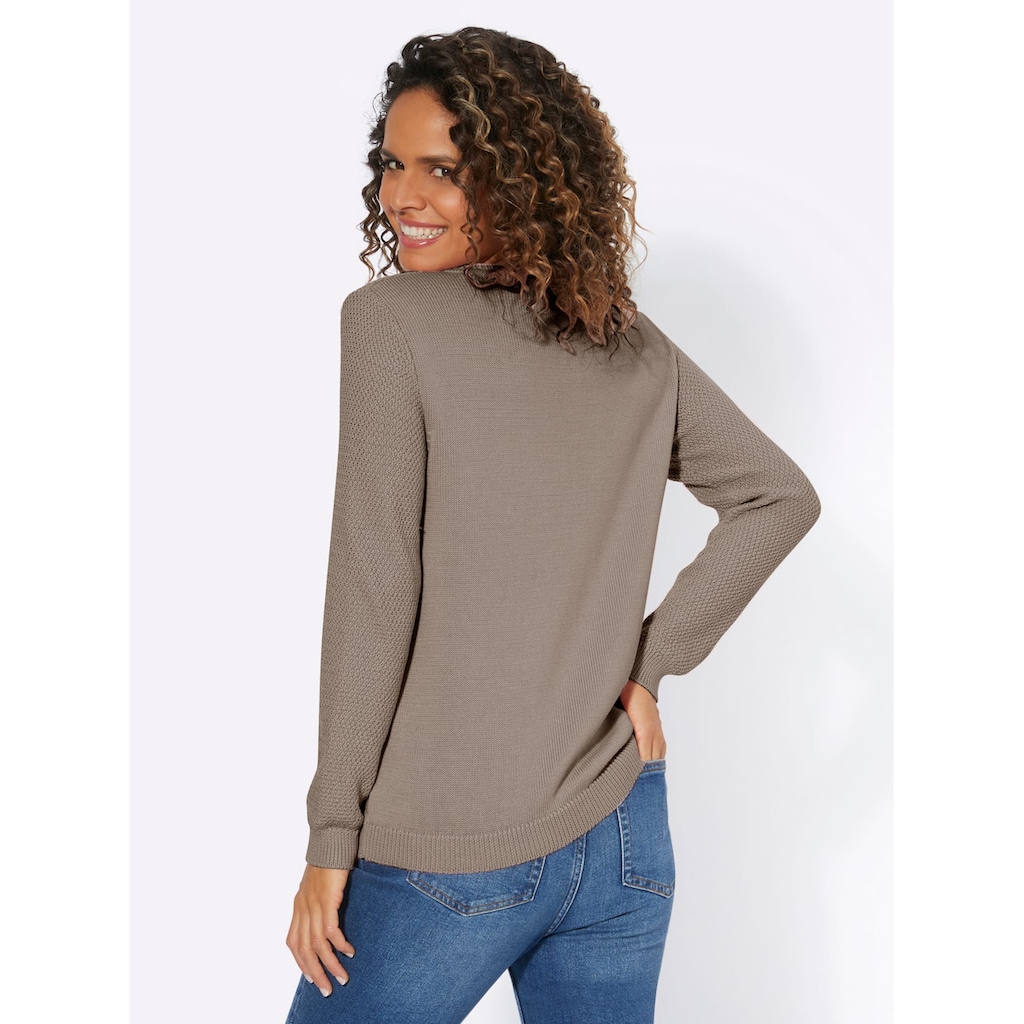 Casual Looks Rundhalspullover »Rundhals-Pullover«