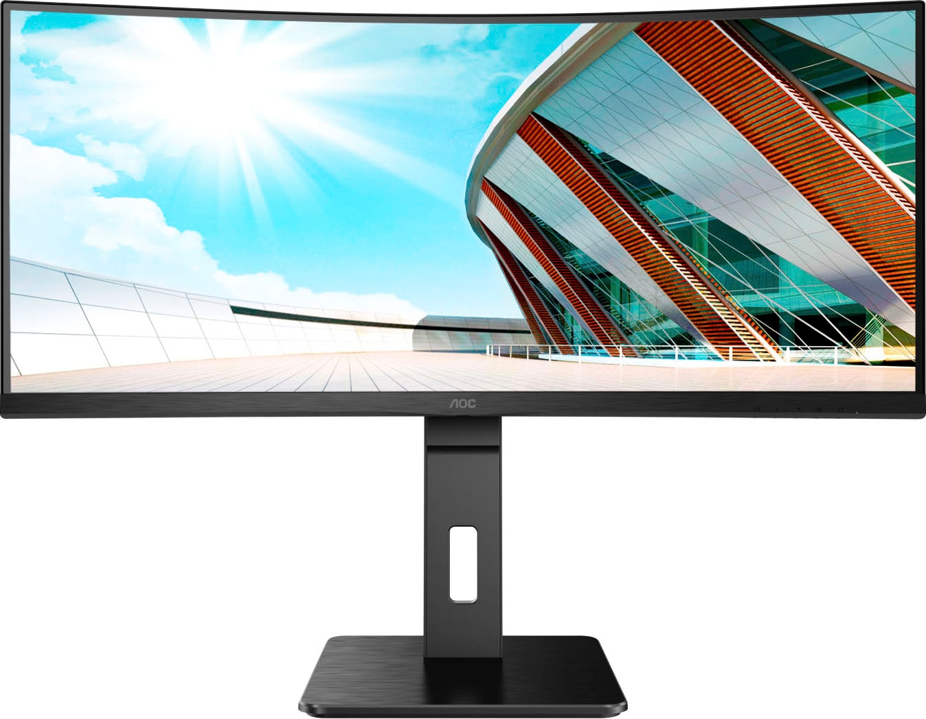 AOC Curved-Gaming-Monitor »CU34P2A«, 86,4 cm/34 Zoll, 3440 x 1440 px, UWQHD, 1 ms Reaktionszeit, 100 Hz