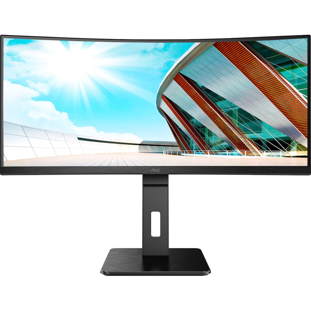 AOC Curved-Gaming-Monitor »CU34P2A«, 86,4 cm/34 Zoll, 3440 x 1440 px, UWQHD, 1 ms Reaktionszeit, 100 Hz