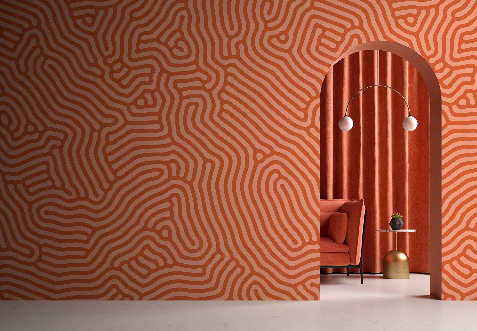 living walls Fototapete »Walls by Patel Sahel«, Vlies, Wand