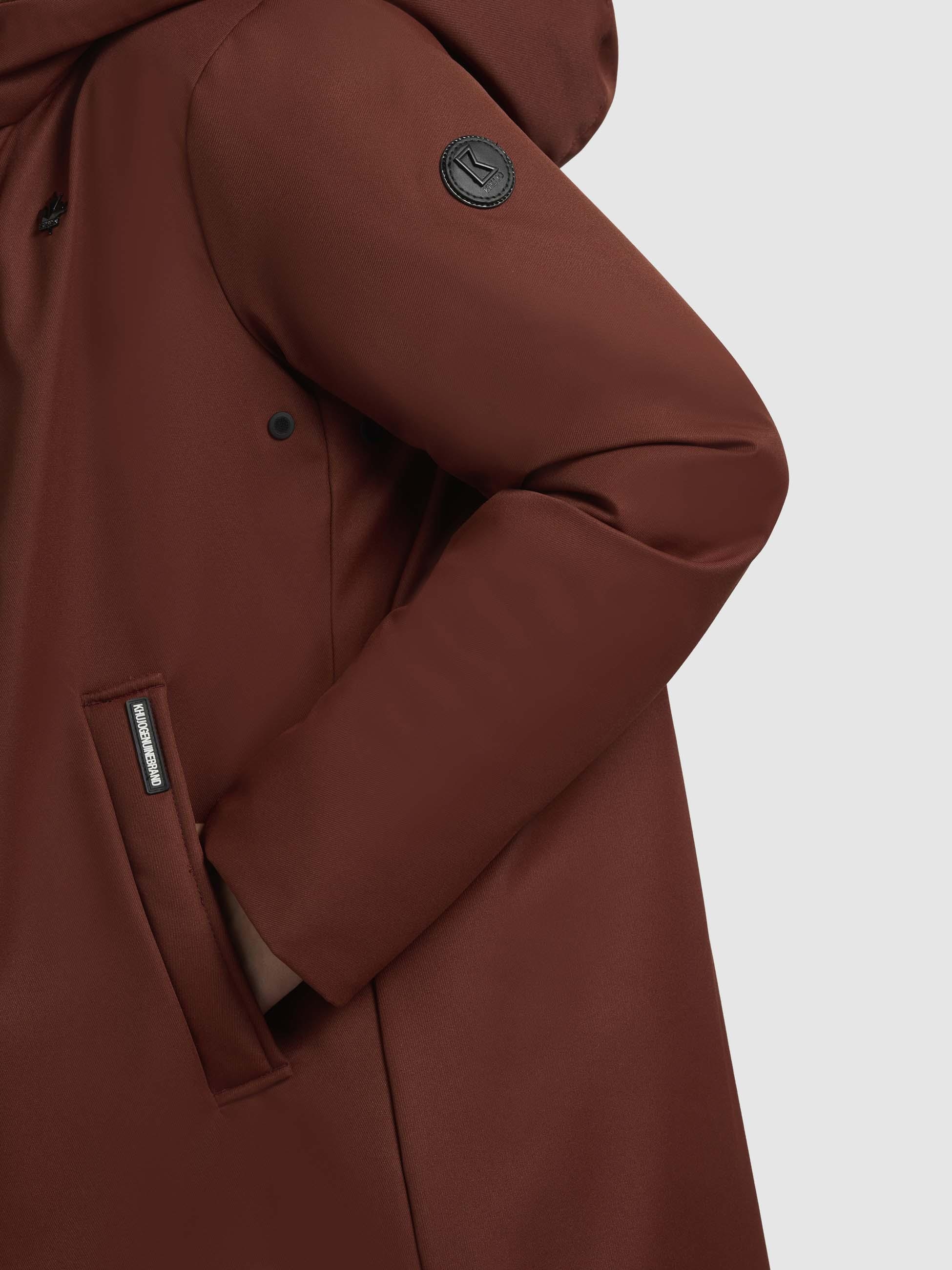 khujo Kurzmantel »Yaak3-YM«, urbaner Damen Parka mit gestepptem Innenfutter