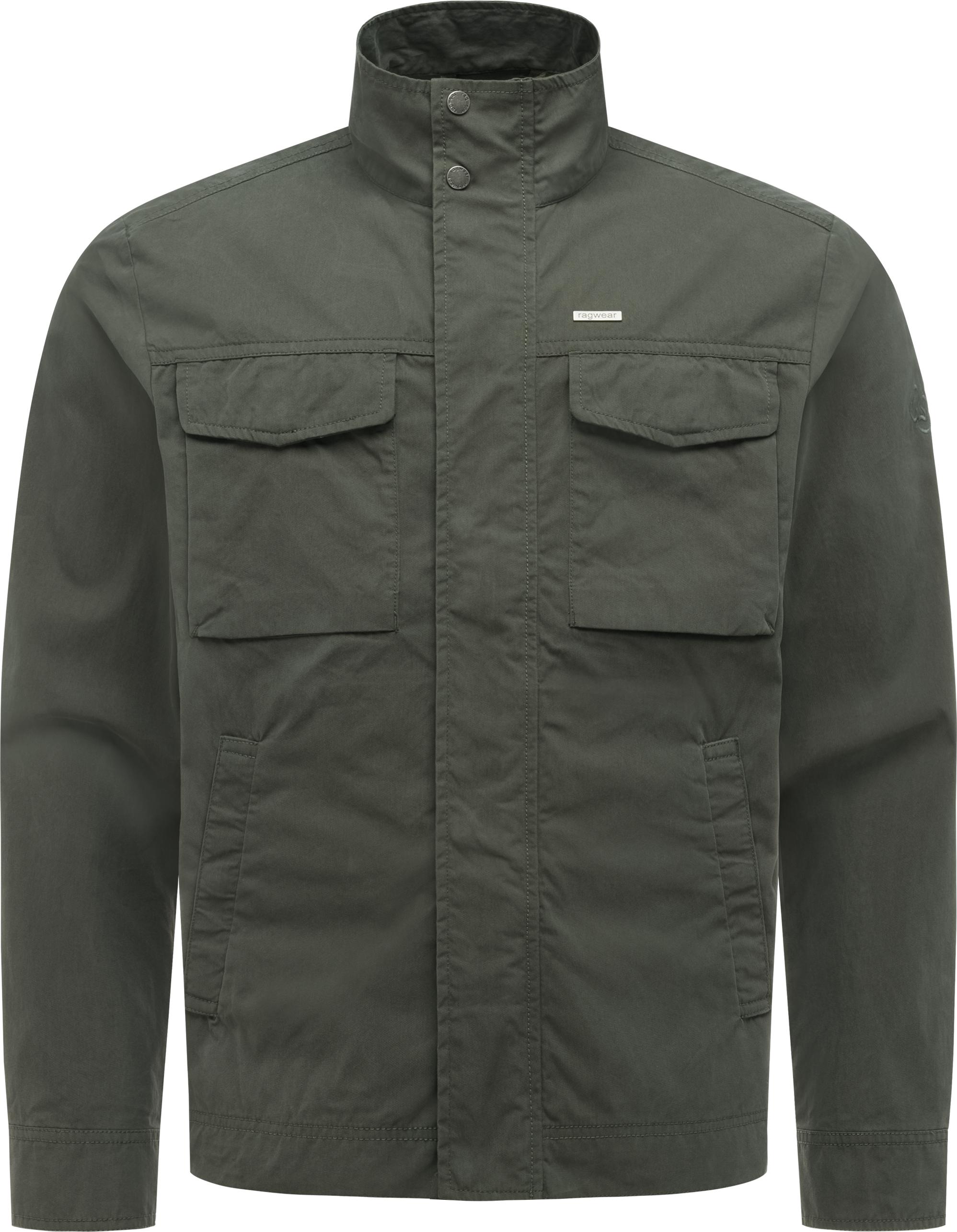 Ragwear Outdoorjacke "Murpho" ohne Kapuze Leichte Übergangsjacke mit Brusttaschen