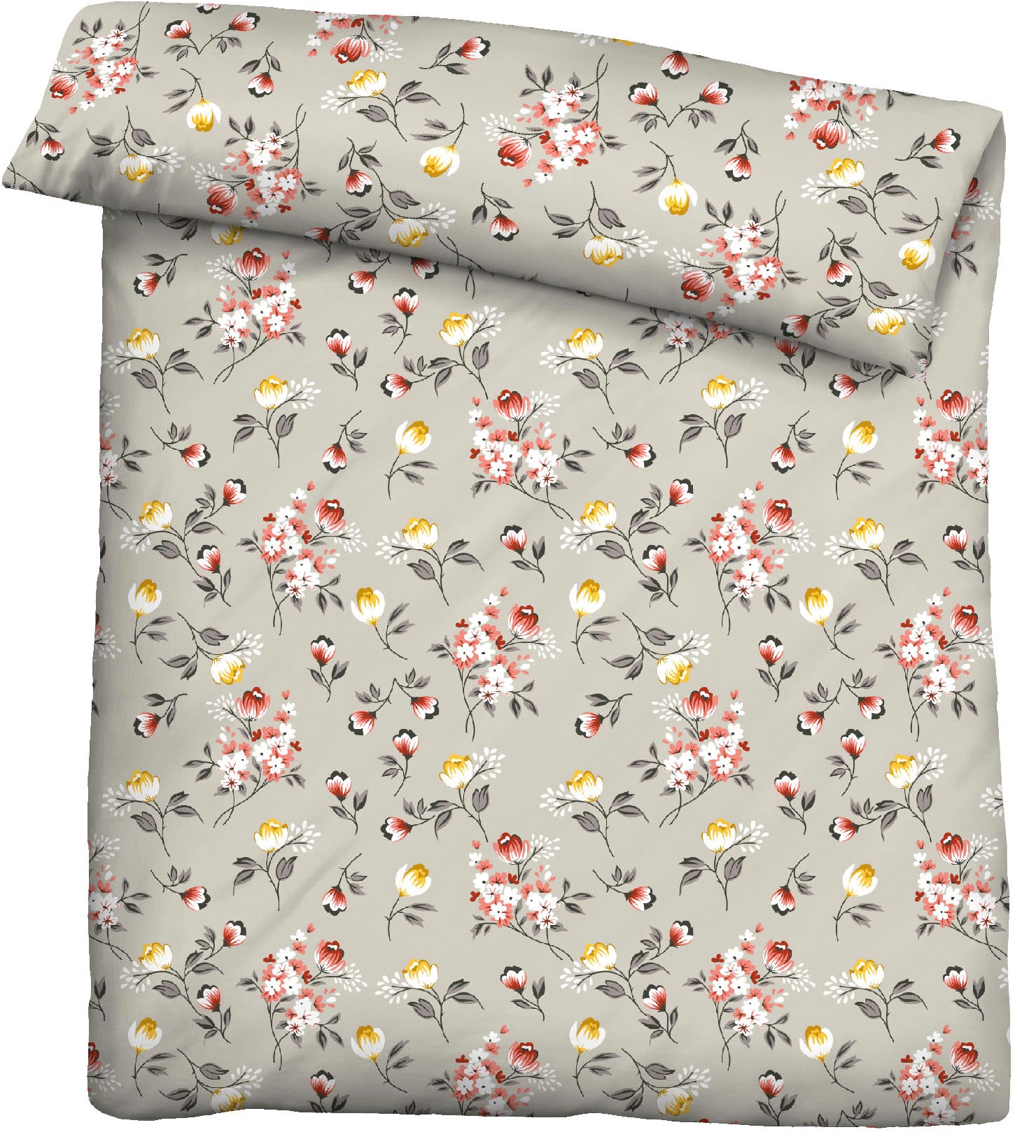 Castell - Markenbettwäsche Bettwäsche »0351106«, Poly-Cotton, wohlig warm, pflegeleicht, atmungsaktiv, Reißverschluss