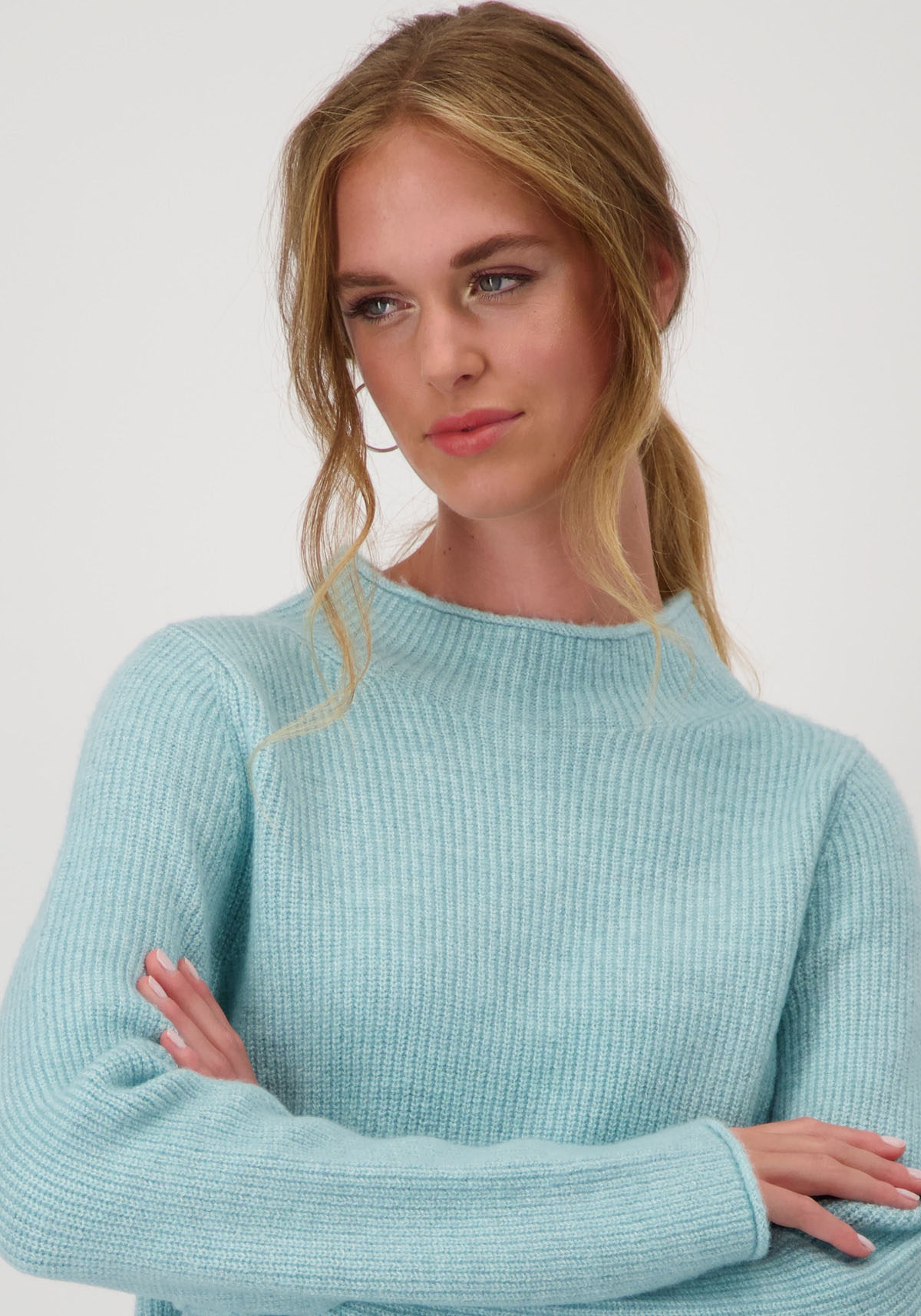 Monari Strickpullover »Pullover Flausch«, in flauschiger Qualität