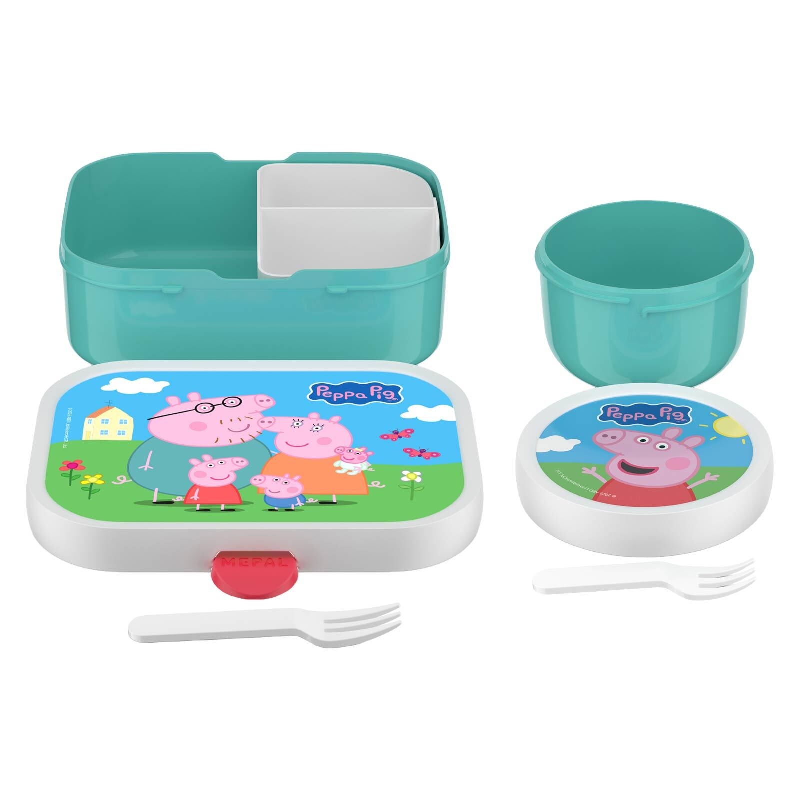 Mepal Lunchbox »Obst- und Bentobox Campus (2025) 300 & 750 ml 2er Set« Spülmaschinengeeignet